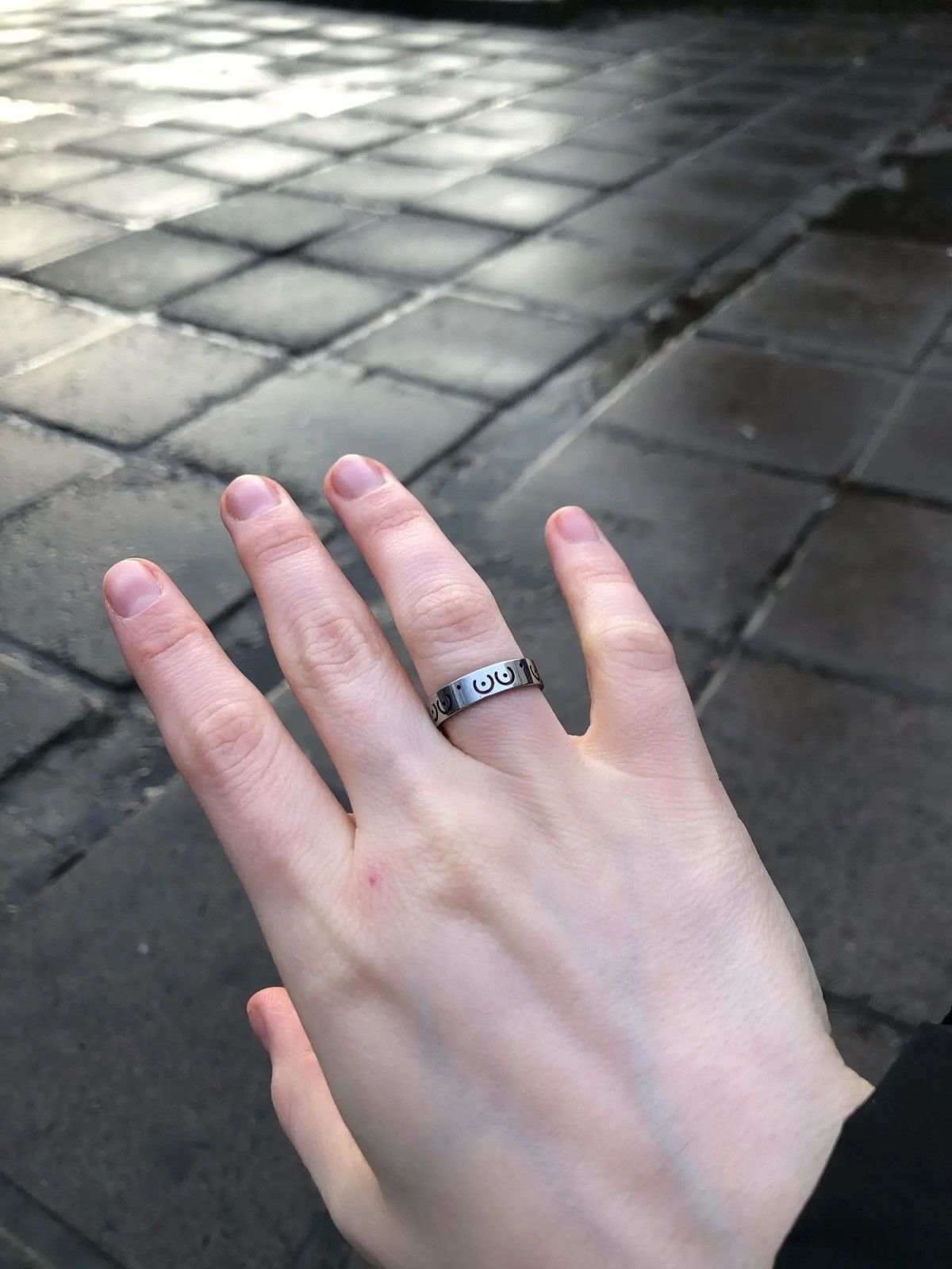 Japanese Brand × Vintage Hand Sign Ring "Boobies" Size ONE SIZE - 5 Thumbnail