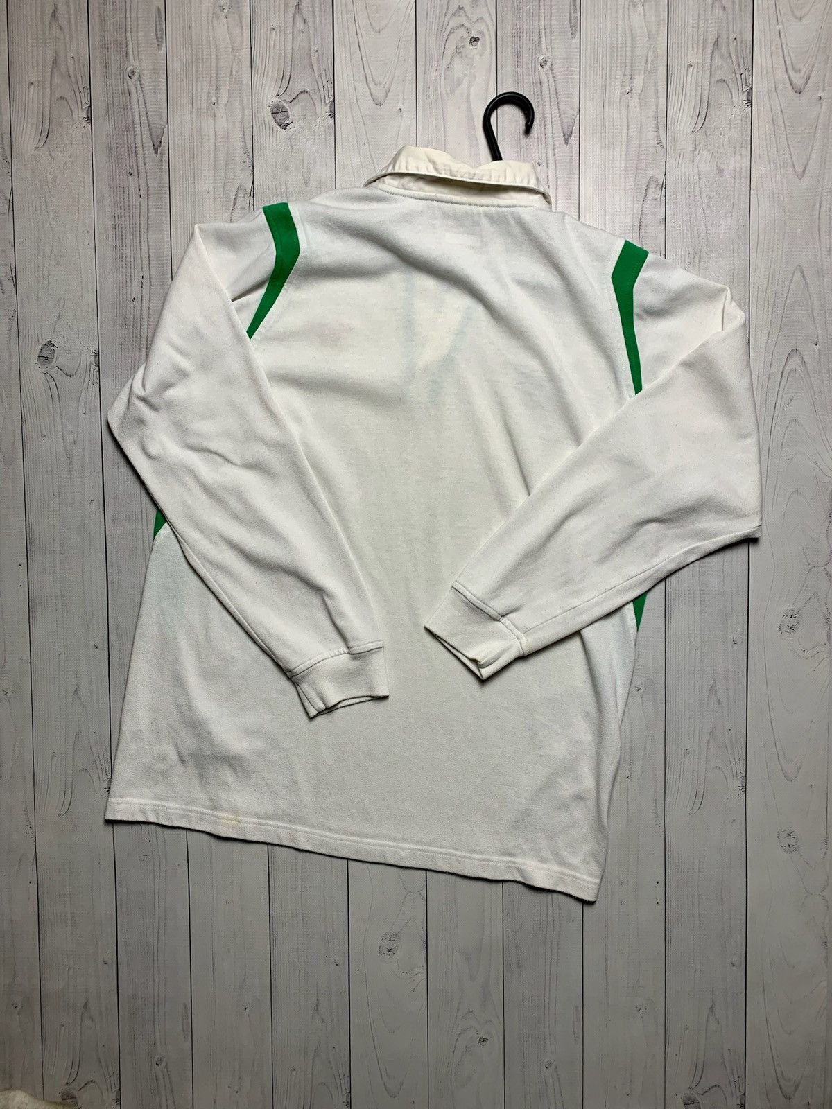 Reebok × Vintage Vintage Reebok Wales rugby jersey long sleeve away white Size US M / EU 48-50 / 2 - 10 Thumbnail