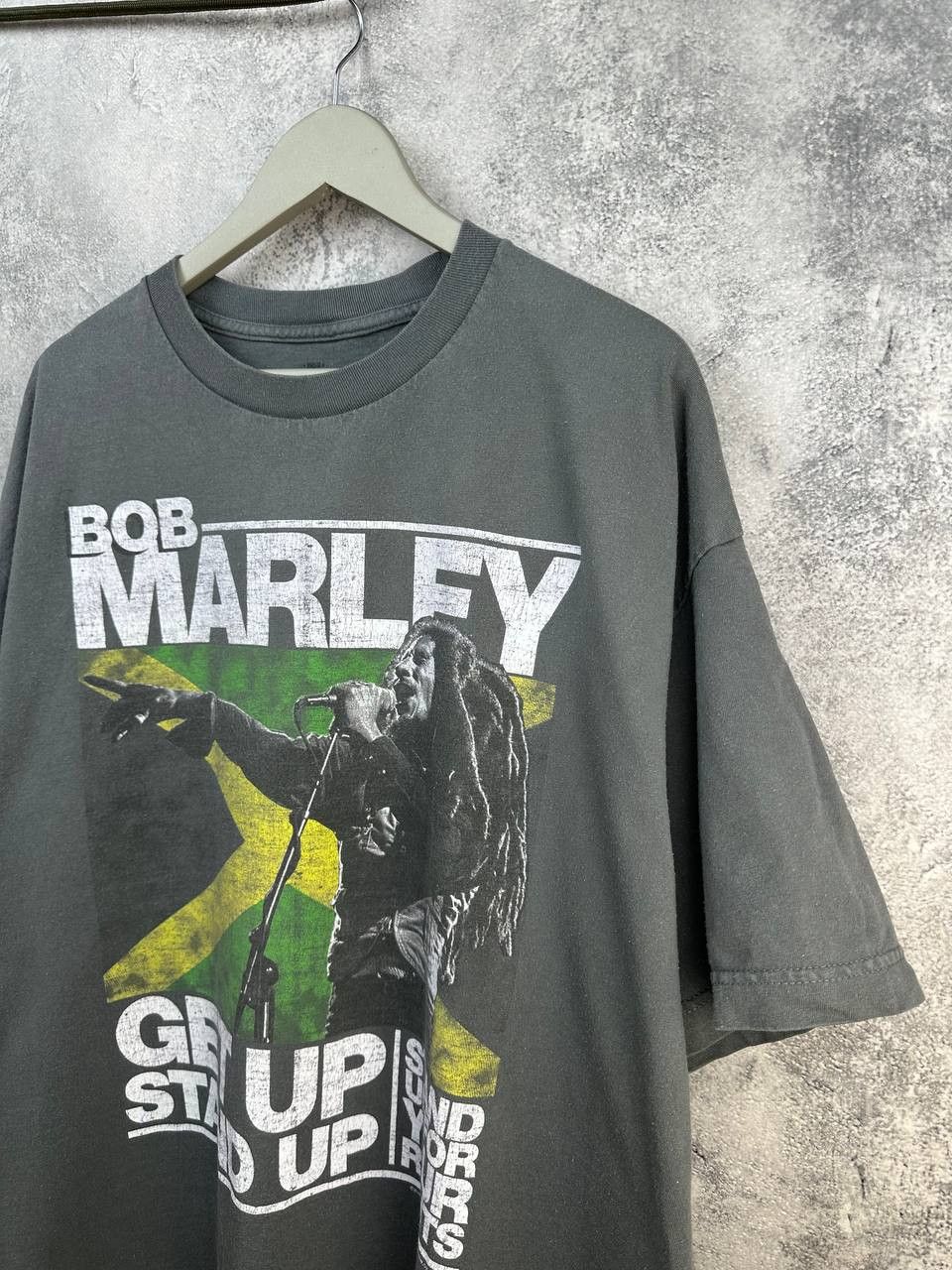 Bob Marley Bob Marley “Get Up Stand Up” T-Shirt Gray 2014 Zion Jamaica Size US XXL / EU 58 / 5 - 5 Thumbnail
