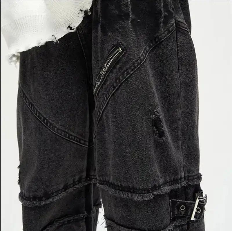 Japanese Brand Kanye Y2K black cargo pants Size US 32 / EU 48 - 5 Thumbnail