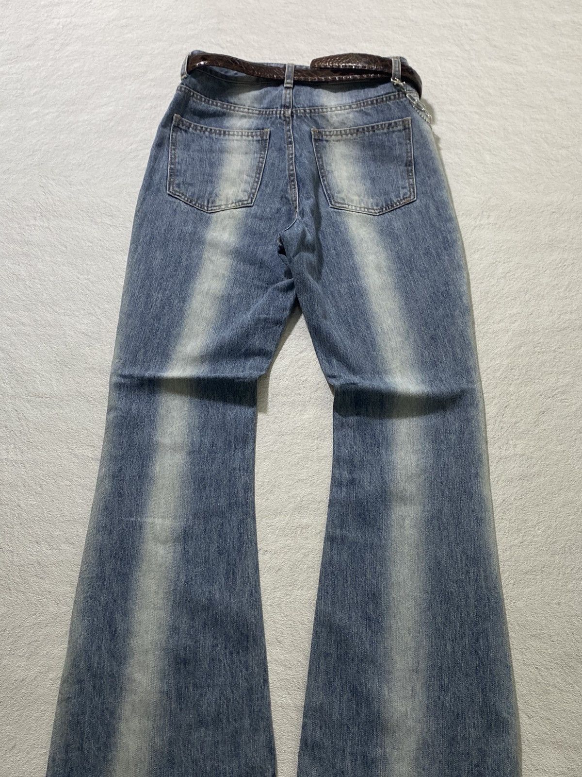 If Six Was Nine × Japanese Brand × Le Grande Bleu (L.G.B.) SICK💰 Flare Jeans ootj Size US 27 - 4 Thumbnail