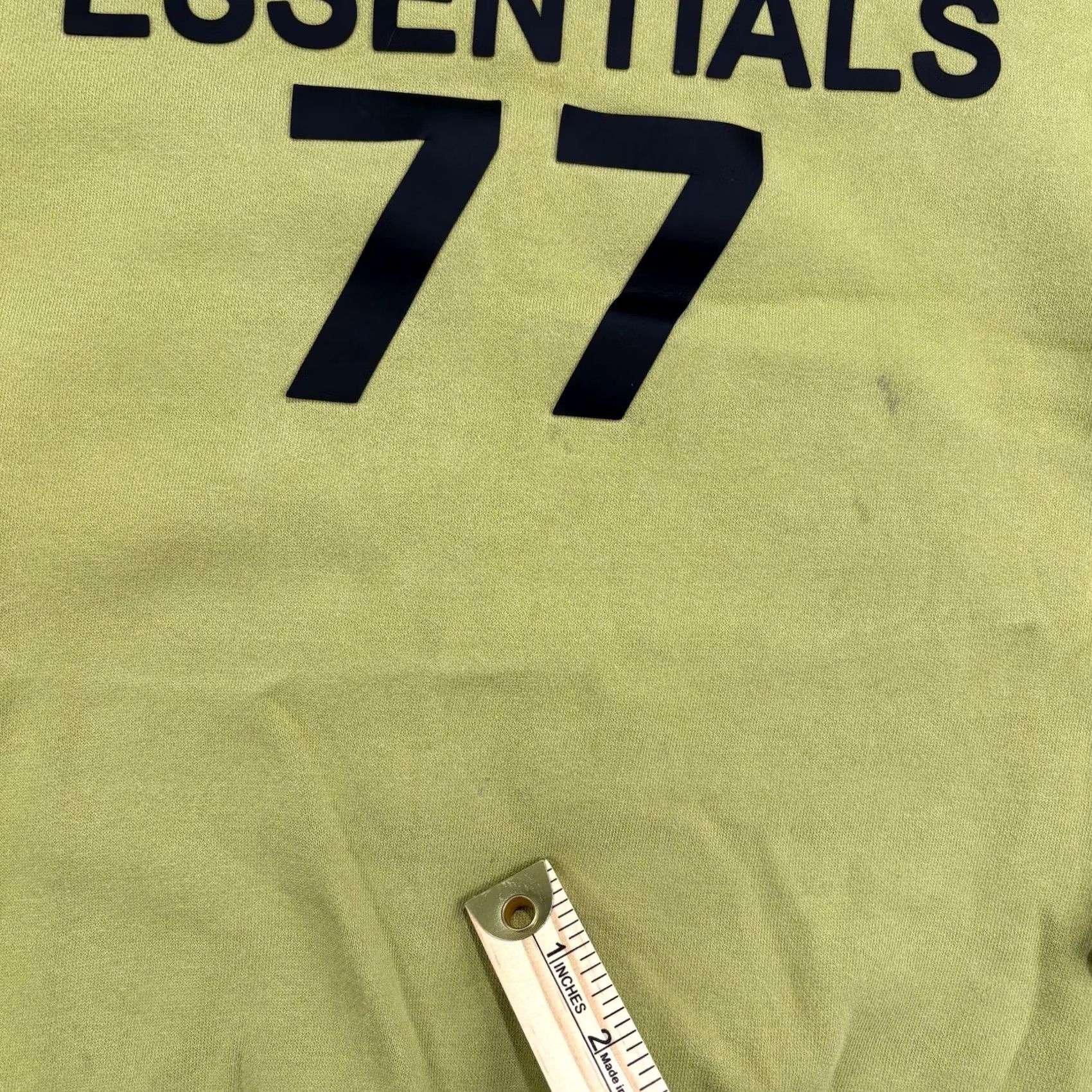 Vintage Essentials Fear Of God Sweatshirt Mens M Green Pullover Crewneck Flaws Size US M / EU 48-50 / 2 - 3 Thumbnail