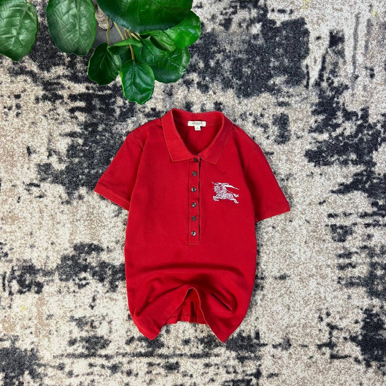 Burberry Burberry Big Logo Luxury Polo T-Shirt Streetwear Style Size S / US 4 / IT 40 - 1 Thumbnail