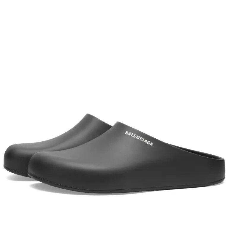 Balenciaga o1bcso1str1124 Mule Slides in Black Size US 6 / EU 39 - 2 Thumbnail
