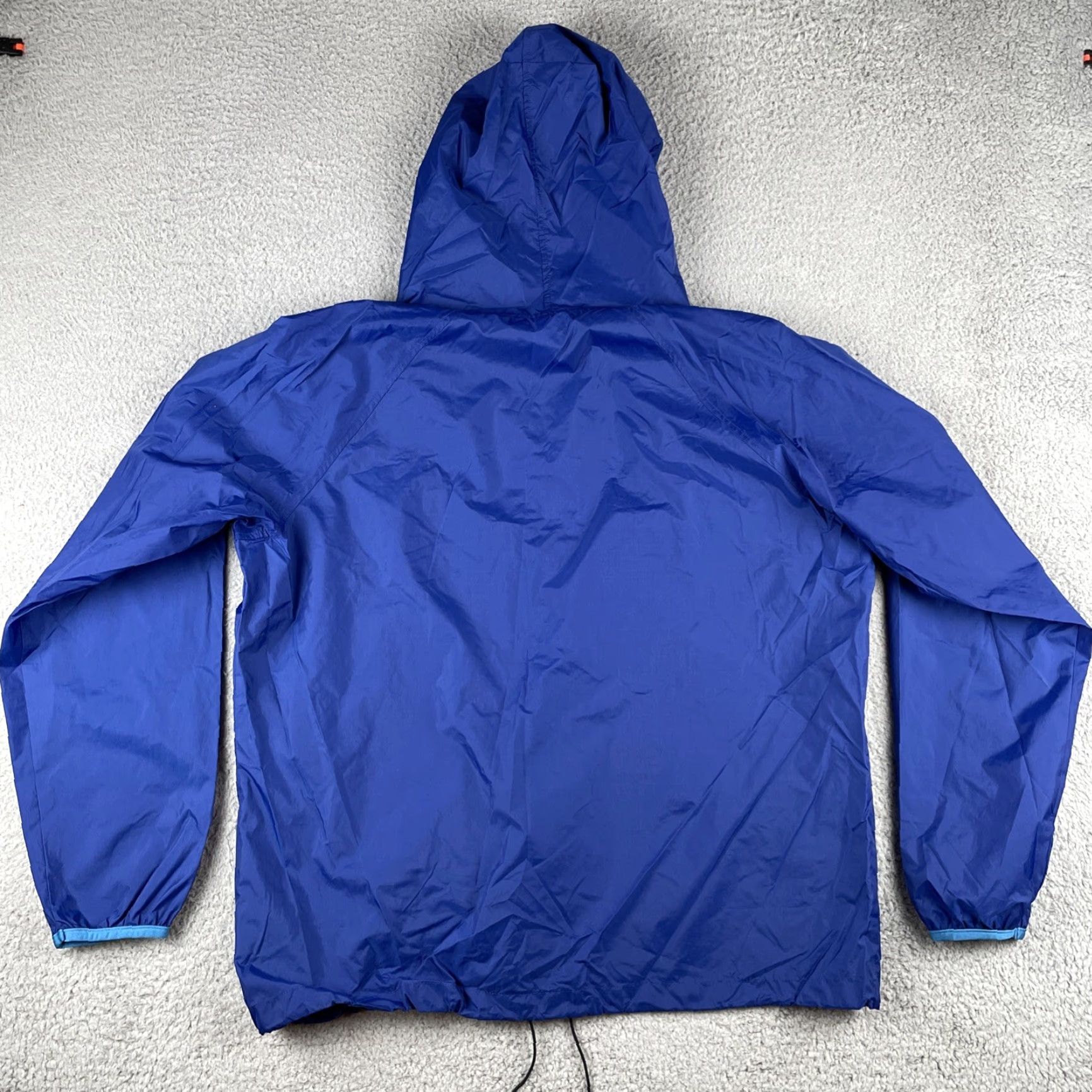 Sierra Designs VINTAGE Sierra Designs XL Blue Full Zip Hooded Windbreaker Jacket Packable Layer Mens Windbreaker 90s Outdoor Outdoor Windbreaker Size US XL / EU 56 / 4 - 7 Thumbnail