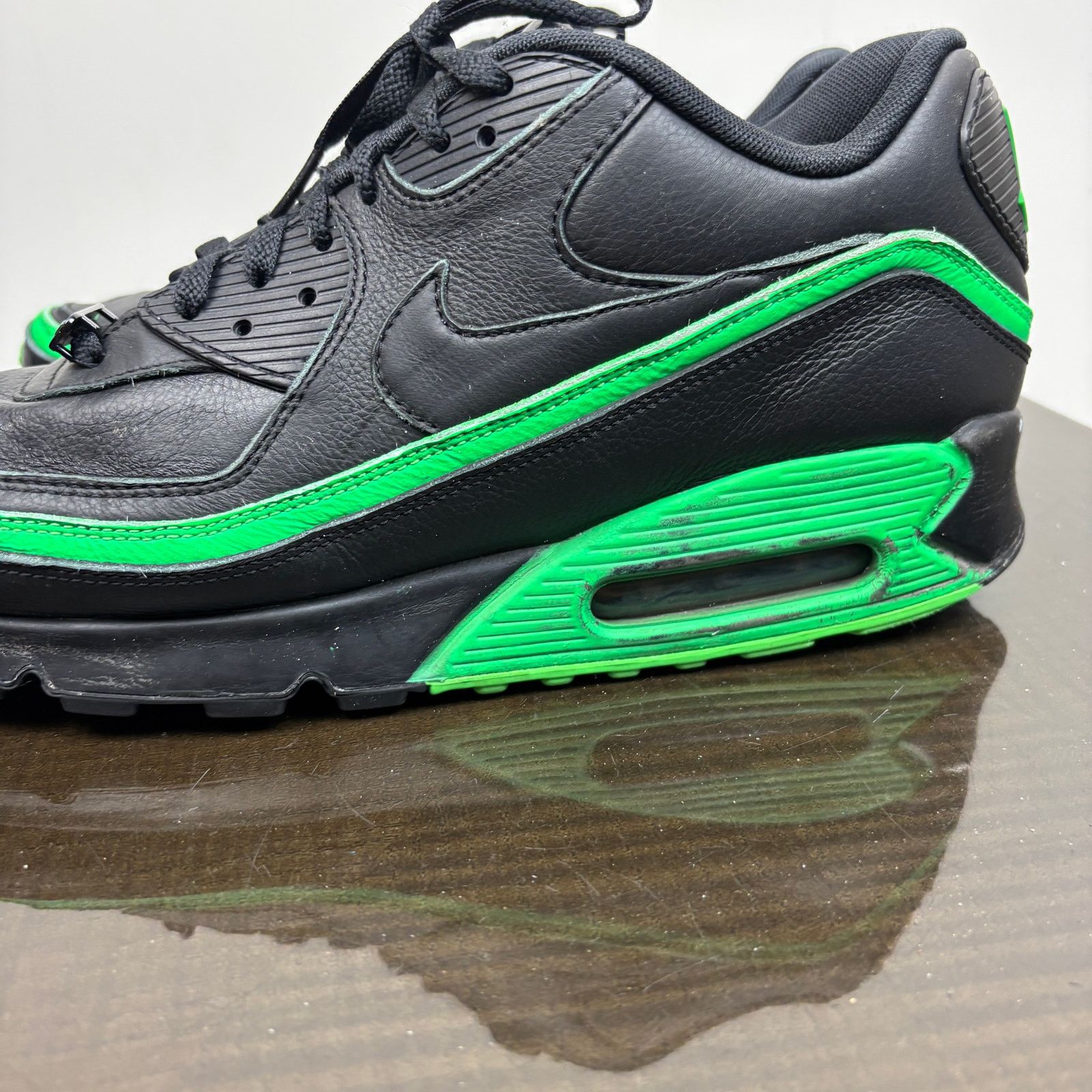 Nike × Undefeated Nike Undefeated Air Max 90 Black Green Sneakers Men's 13 Size US 13 / EU 46 - 15 Thumbnail
