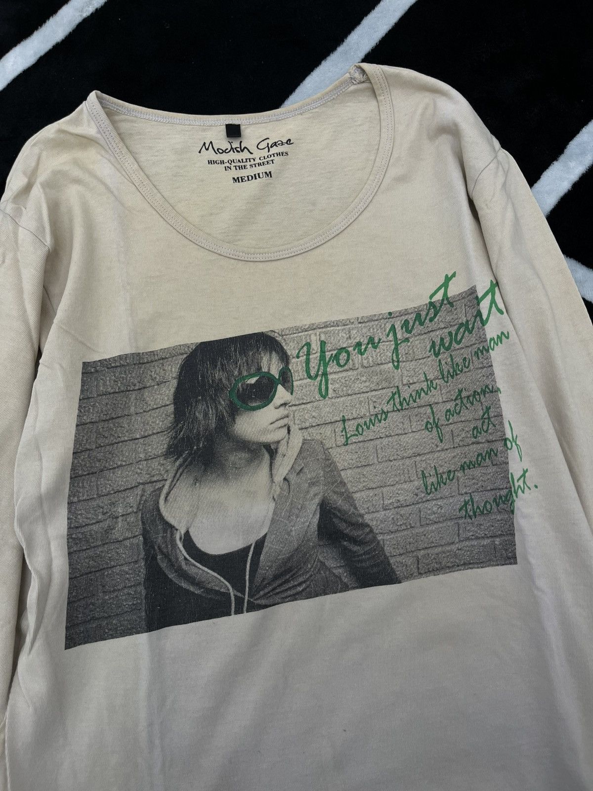 Hysteric Glamour 2000s Trashed Longsleeve Modish Gaze Hysteric Glamour Style Size US M / EU 48-50 / 2 - 4 Thumbnail