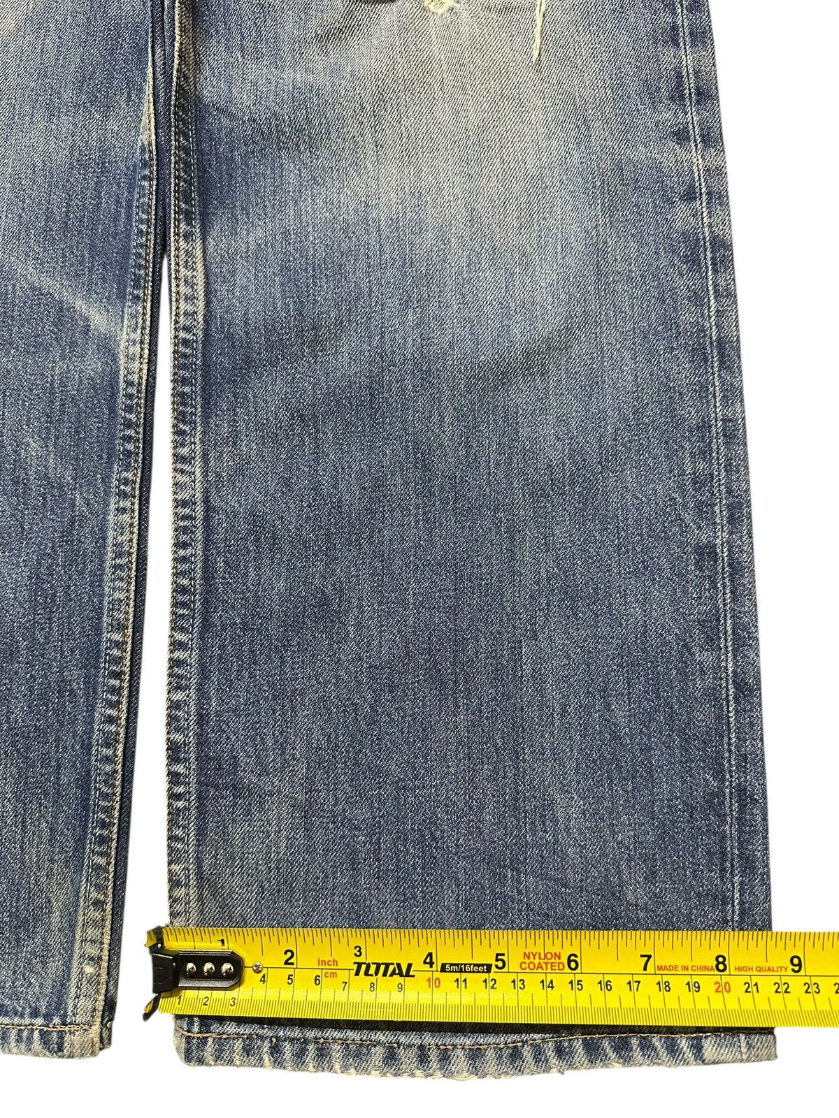 Levi's Vintage 90s Levis 508 Blue Faded Wash Distress Baggy Jeans Size US 30 / EU 46 - 17 Thumbnail