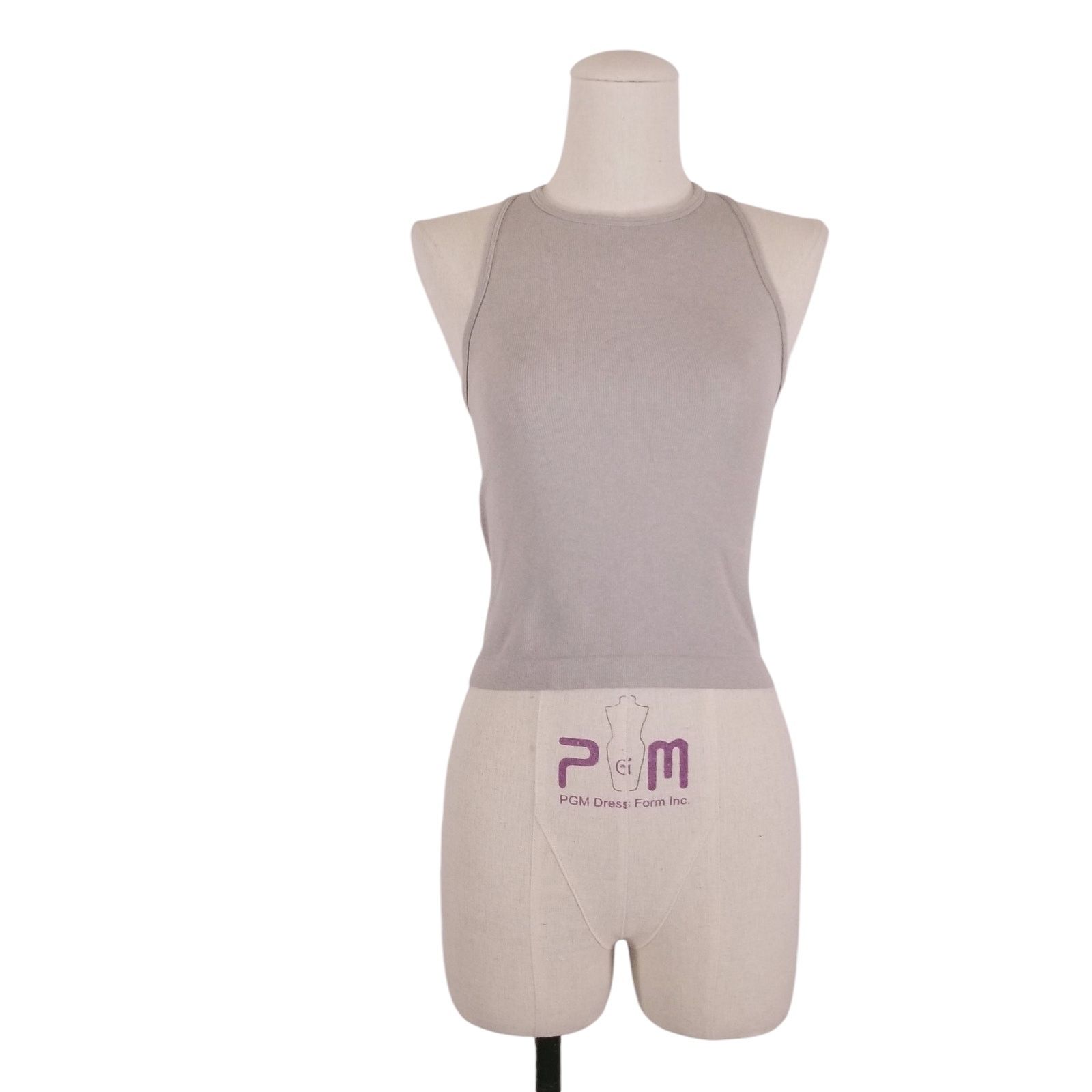 Free People Free People Intimately Gray Ribbed Tank Top Sz XS/S Size XS / US 0-2 / IT 36-38 - 1 Thumbnail