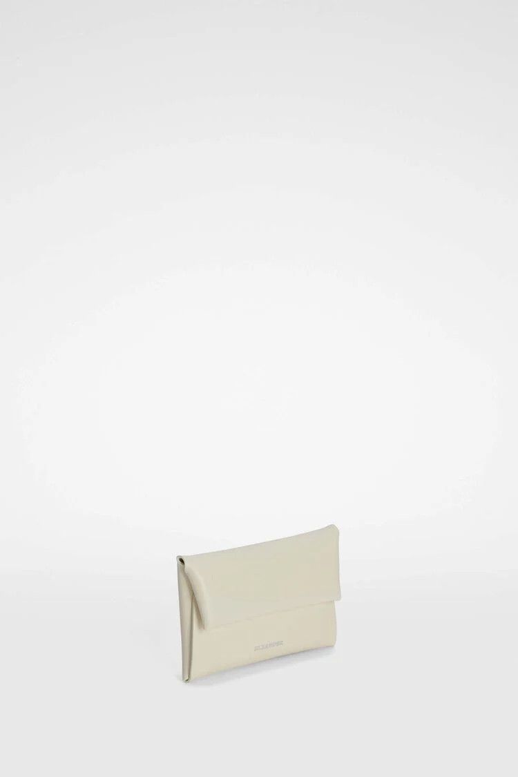 Jil Sander o1loc1c0426 Size:OS/Porte-Monnaie Folded in White Size ONE SIZE - 2 Thumbnail