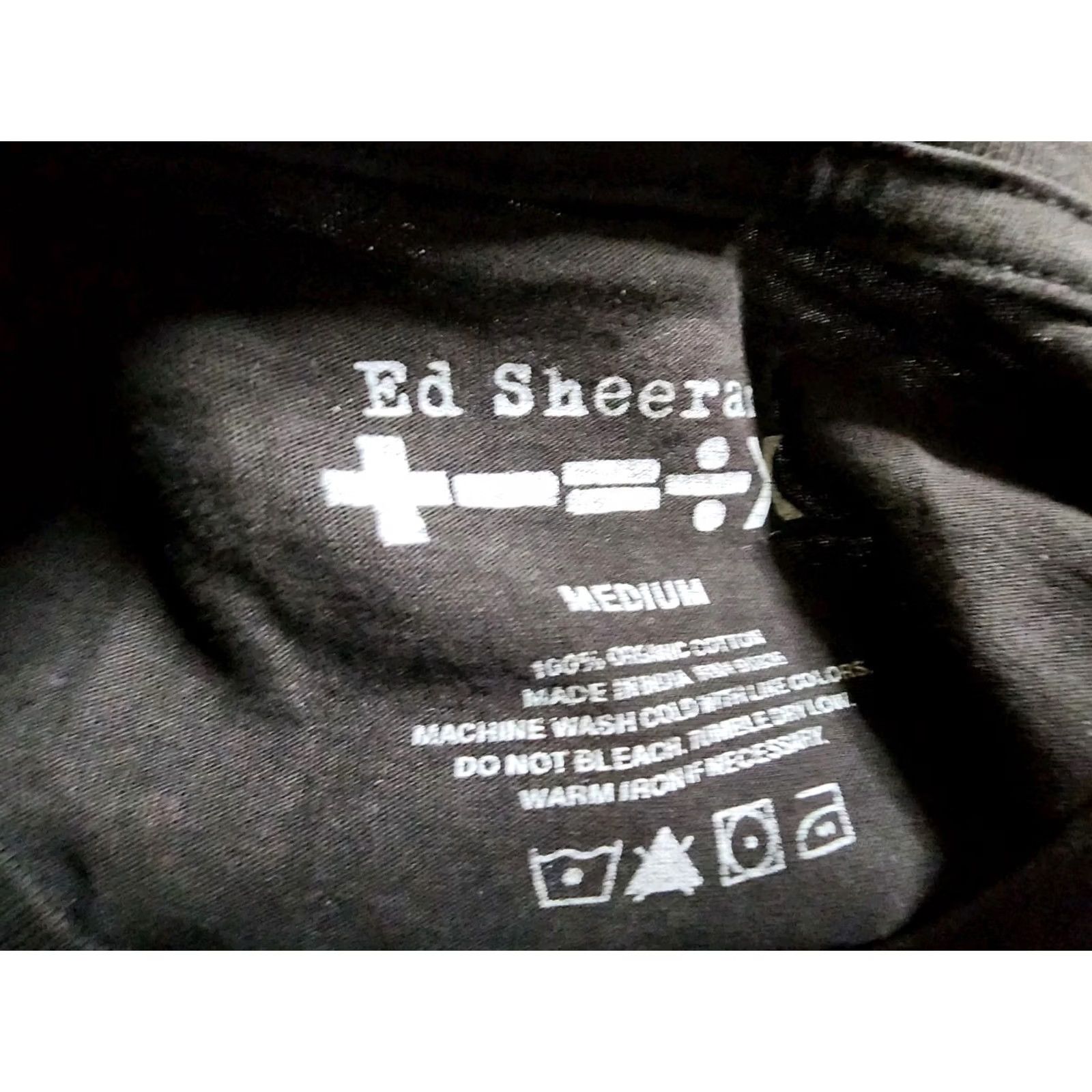 Doublet Mens M Ed Sheeran Mathematics Tour Dates T Shirt Double Sided Size US M / EU 48-50 / 2 - 5 Thumbnail