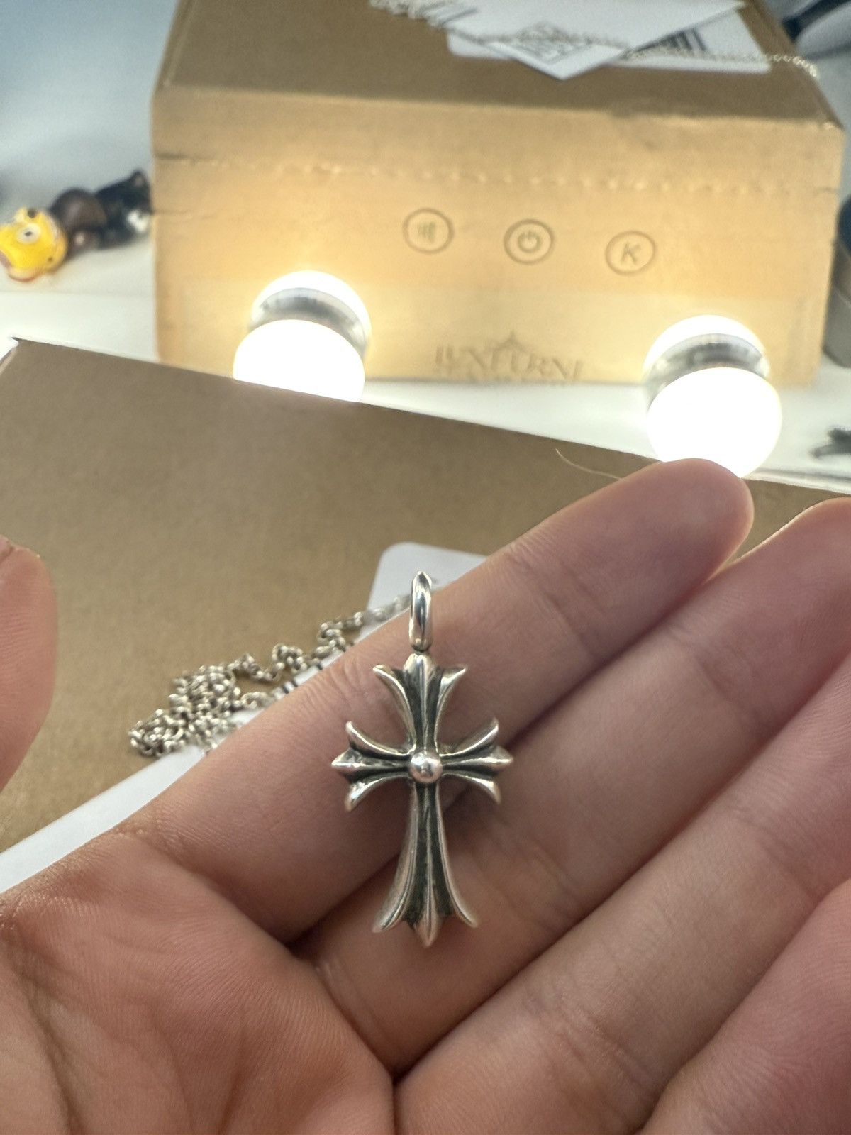 Chrome Hearts Chrome hearts dimond tiny pave white gold cross pendant Size ONE SIZE - 5 Thumbnail