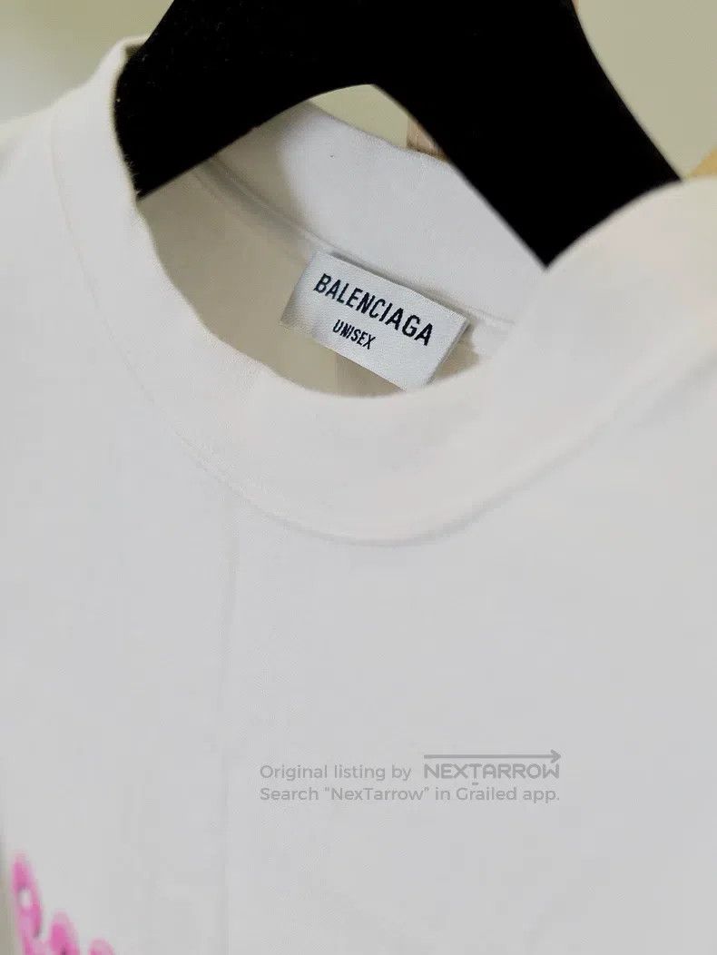 Balenciaga Balenciaga Jelly Drippy Logo Long Sleeve Sweatshirt, Size Size US XS / EU 42 / 0 - 5 Thumbnail