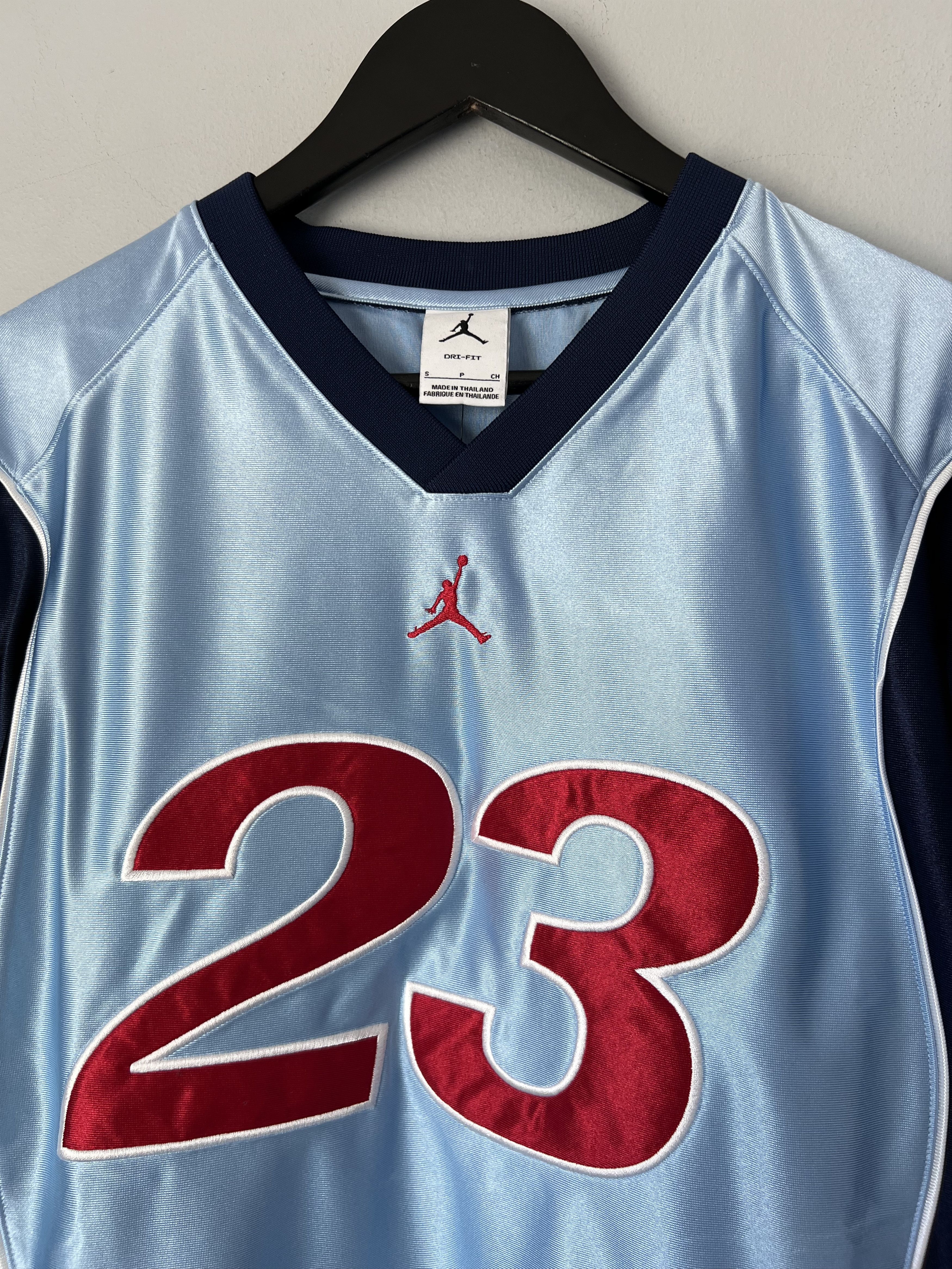 Jordan Brand × Supreme Supreme Jordan Warm Up Jersey in Light Blue Size US S / EU 44-46 / 1 - 2 Thumbnail