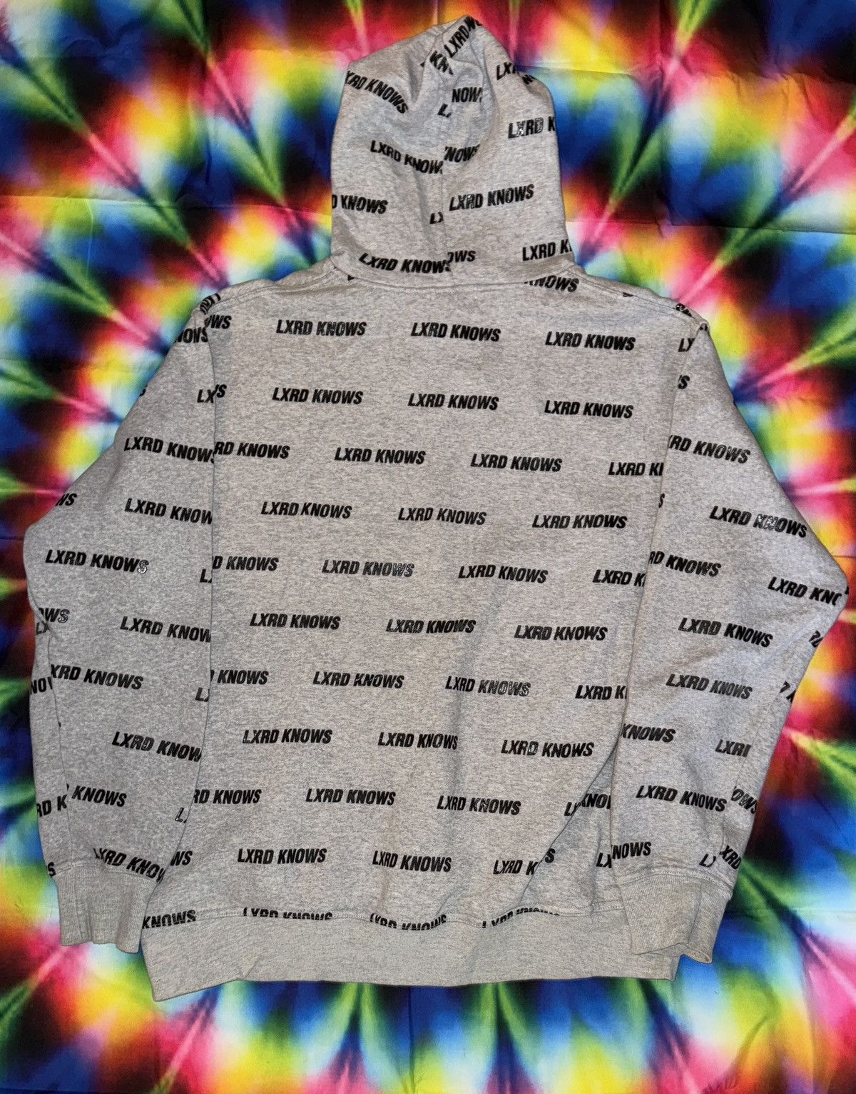 Lxrdknows Lxrd Knows All Over Print Hooded Sweatshirt Grey Size US XXL / EU 58 / 5 - 2 Thumbnail