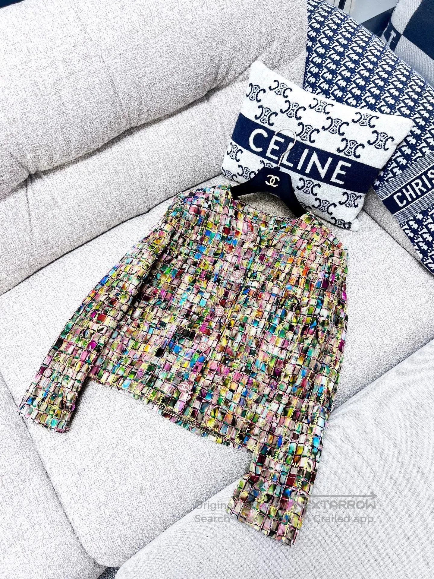 Chanel Chanel 21P Tweed Jacket Multi Color. Size US S / EU 44-46 / 1 - 4 Thumbnail