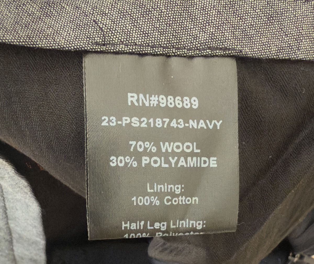 Todd Snyder Navy Donegal Sutton Suit Pant Size US 31 - 4 Thumbnail