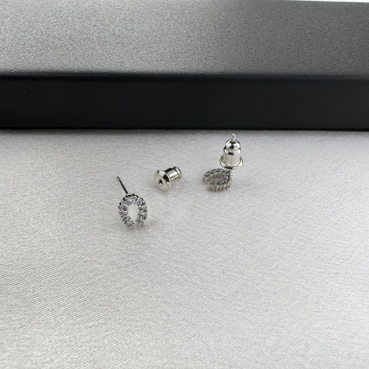 Designer CZ Tiny Horseshoe Stud Earrings for Women Size ONE SIZE - 4 Thumbnail