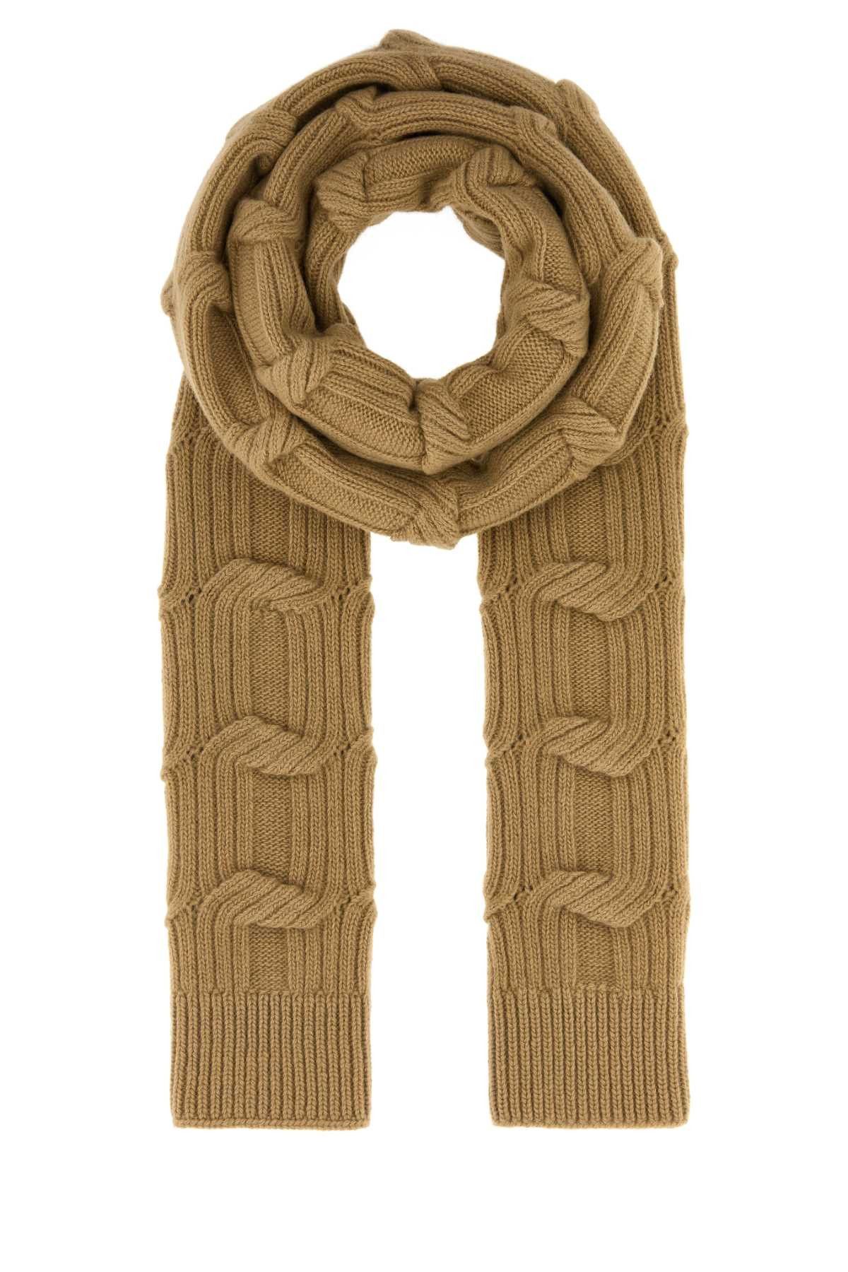 Stella McCartney Camel Wool Scarf Size ONE SIZE - 1 Thumbnail