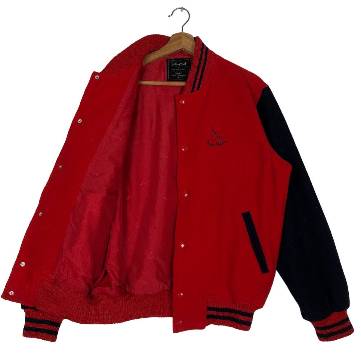 Japanese Brand 🔥90’s Vintage Varsity Jacket Troy Bros Japan Made Size US L / EU 52-54 / 3 - 8 Thumbnail
