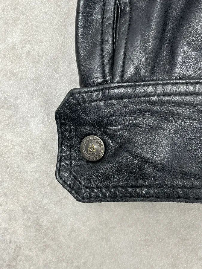 Dolce & Gabbana 1990s Dolce & Gabbana Black Leather Multi-Pocket Bomber Jacket Size US S / EU 44-46 / 1 - 9 Thumbnail