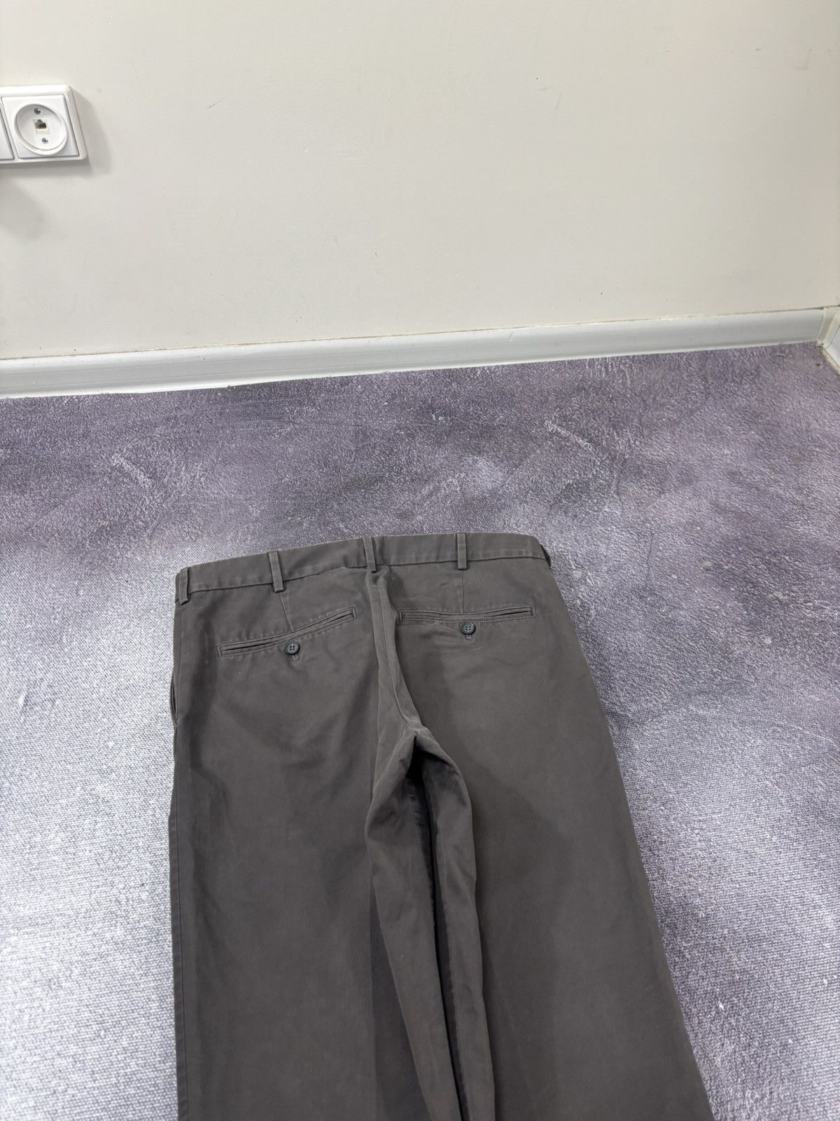 Arket Arket Men’s Brown/Grey Cotton Blend Chino Pants Trousers Size US 34 / EU 50 - 16 Thumbnail