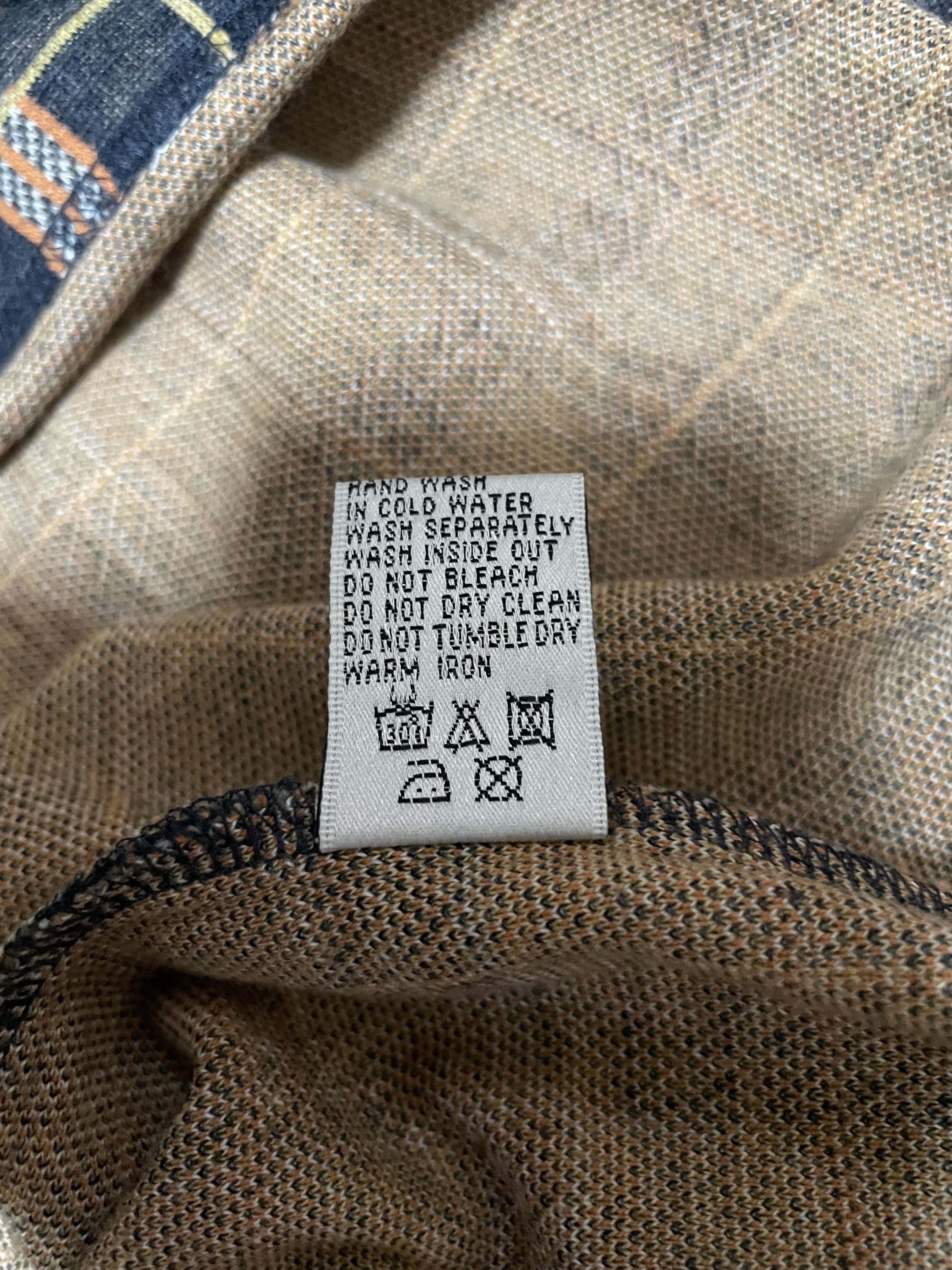 Balenciaga Vintage Balenciaga Checkered Polo Shirt Long sleeve Size US XL / EU 56 / 4 - 10 Thumbnail