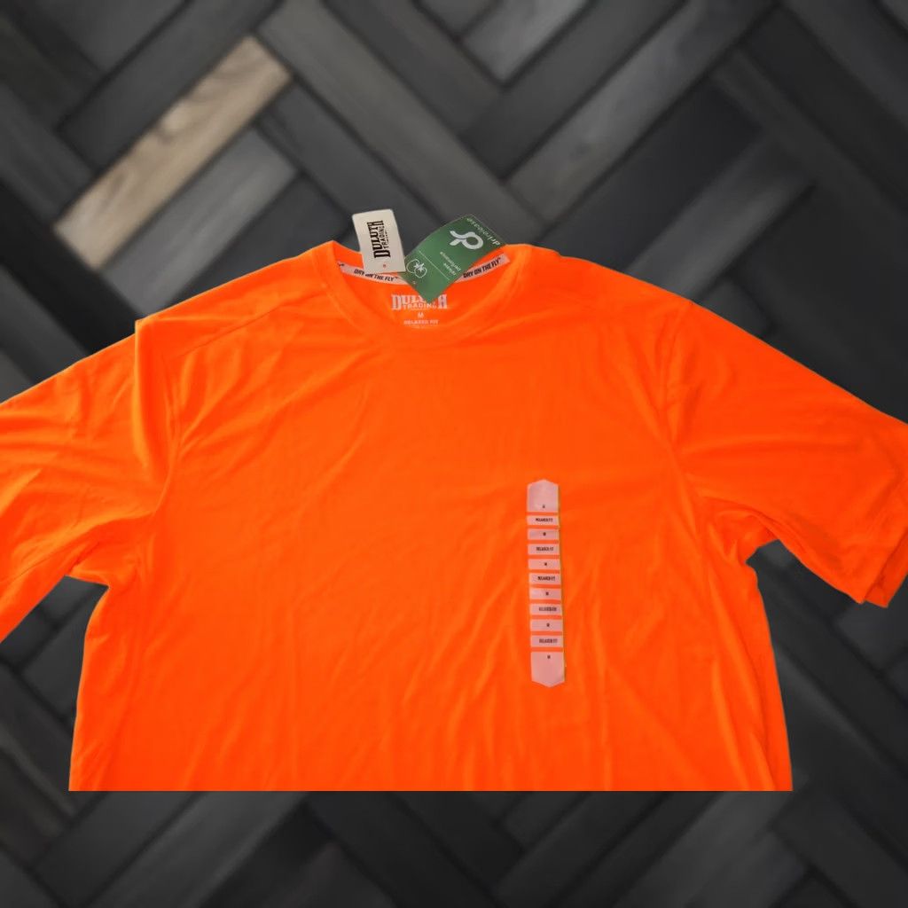 Vintage Duluth T-Shirt Men M Orange Solid Cotton Blend NWT Size US M / EU 48-50 / 2 - 1 Thumbnail