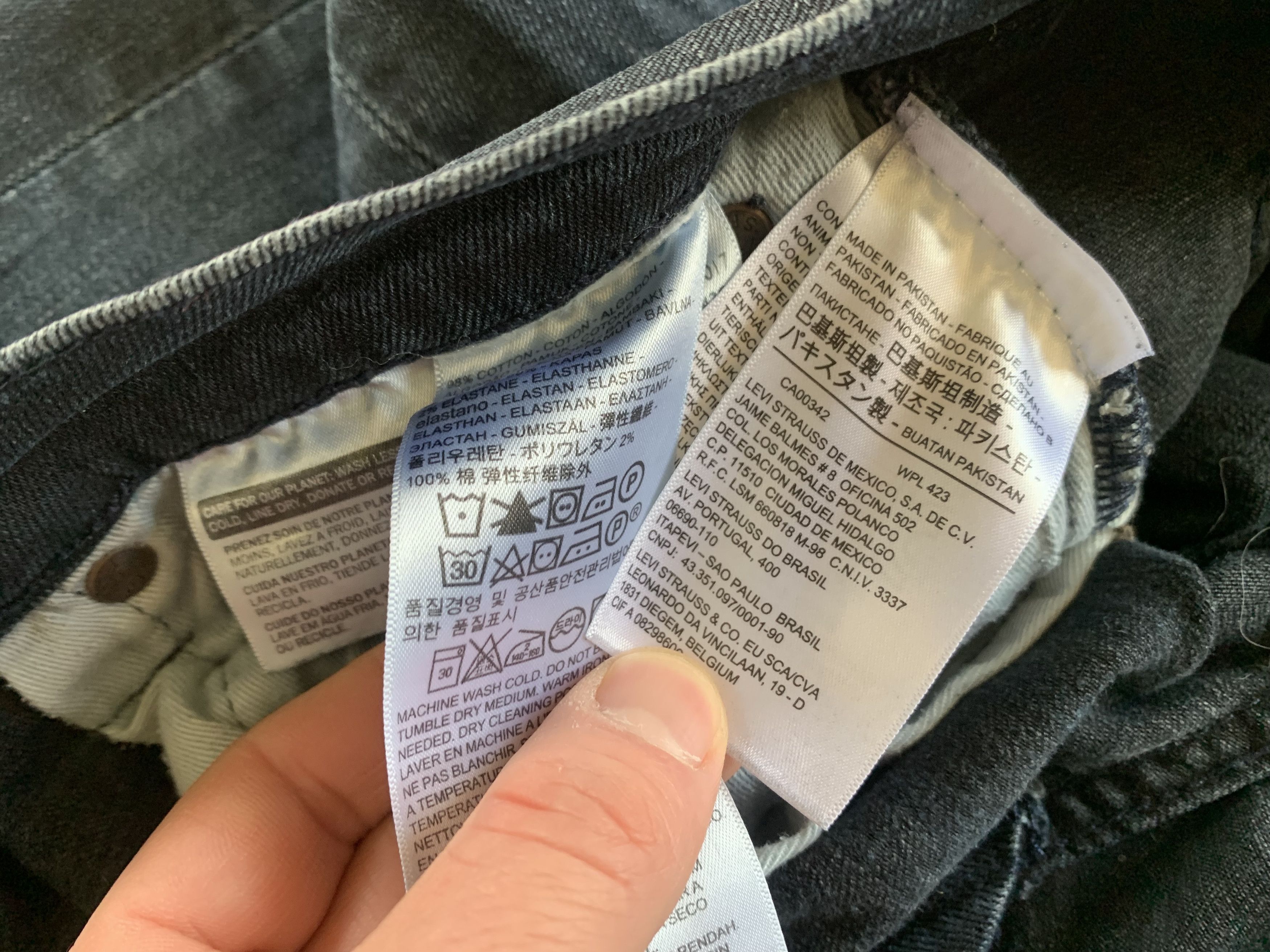 Levi's Levi's 512 Navy Blue Jeans Size US 30 / EU 46 - 10 Thumbnail