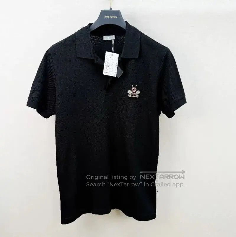 Dior Dior Black Cotton Men's Short Sleeve Polo . Size US L / EU 52-54 / 3 - 1 Thumbnail