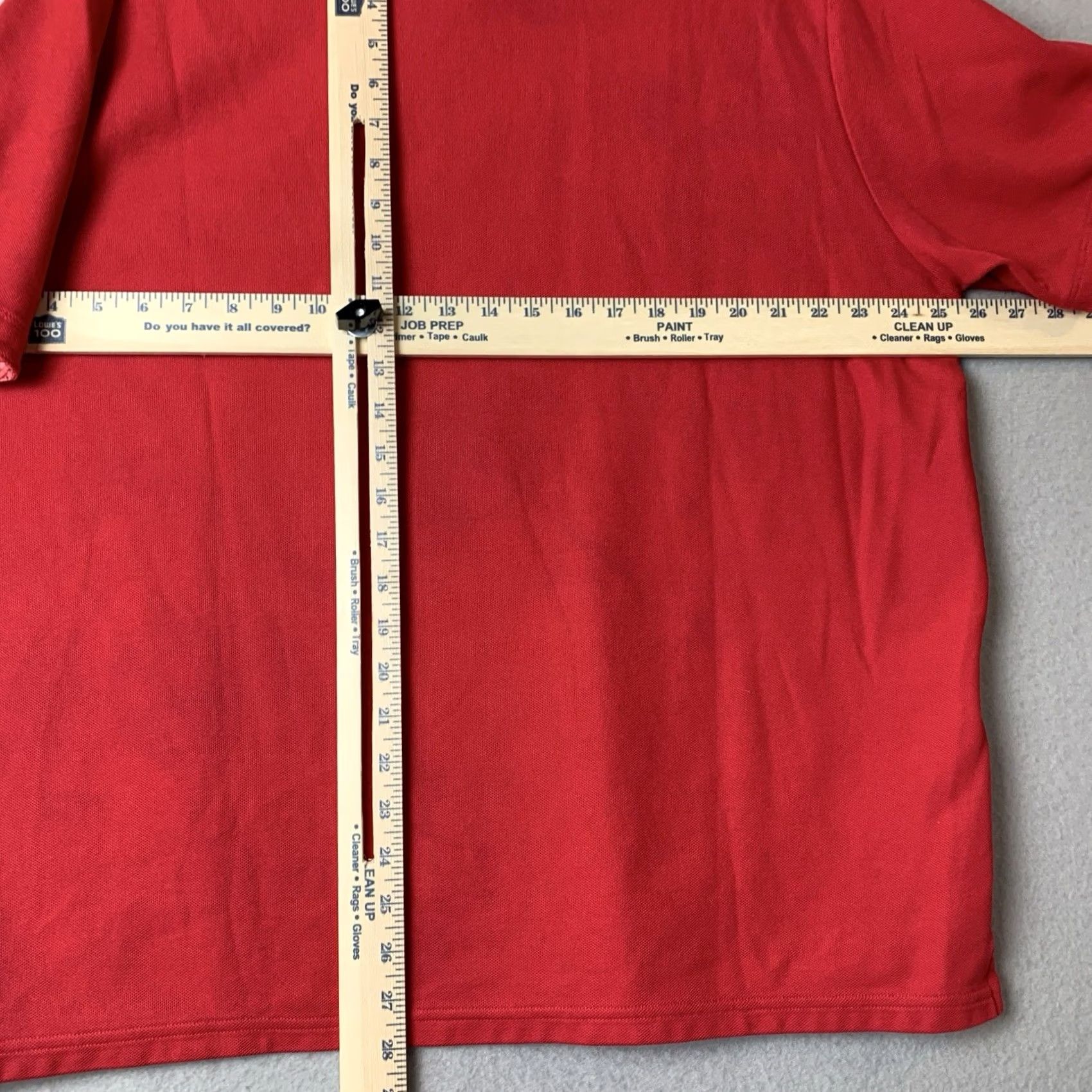 Tommy Bahama Tommy Bahama Island Zone Polo Men 2XL Red Solid Short Sleeve Logo Embroidered Beach Classic Shirt Size US XXL / EU 58 / 5 - 6 Thumbnail