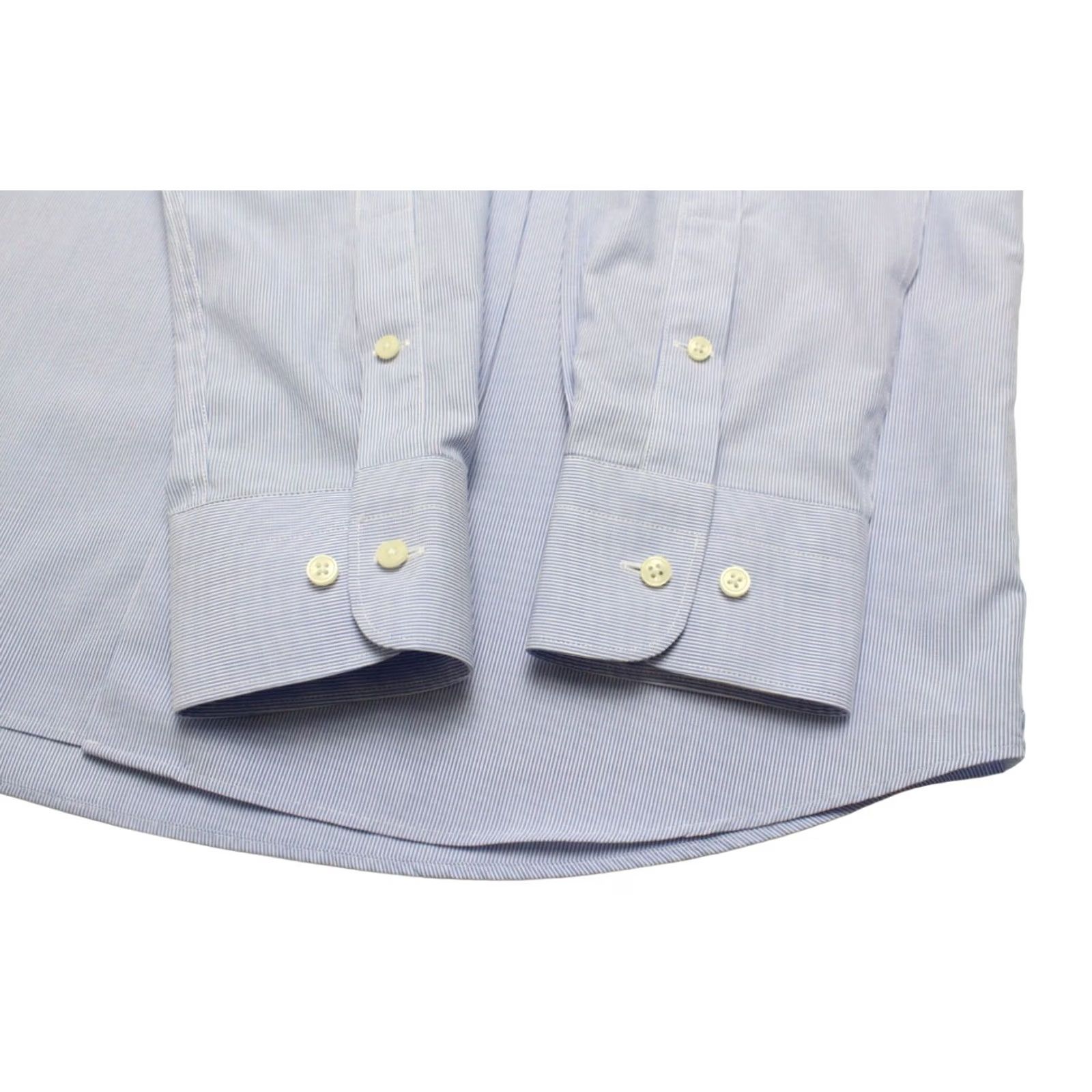 Suitsupply SUITSUPPLY Shirt Men's 43-7 / 17L Extra Slim Fit Cutaway Pinstripe Formal Try On Size 46R - 5 Thumbnail