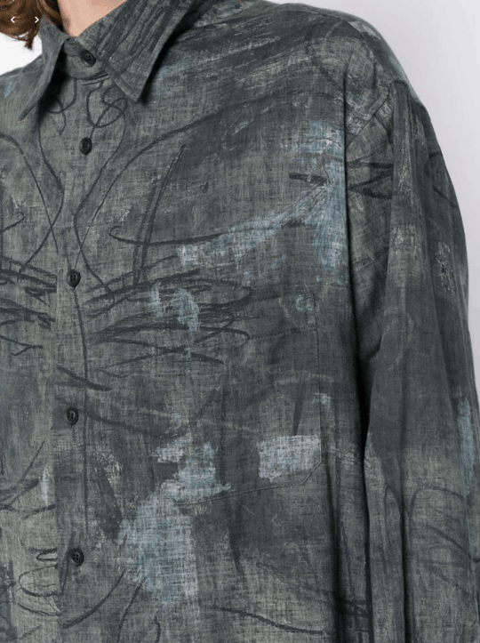 Yohji Yamamoto BNWT SS23 YOHJI YAMAMOTO POUR HOMME YYPH ASAKURA SHIRT 3 Size US L / EU 52-54 / 3 - 19 Thumbnail