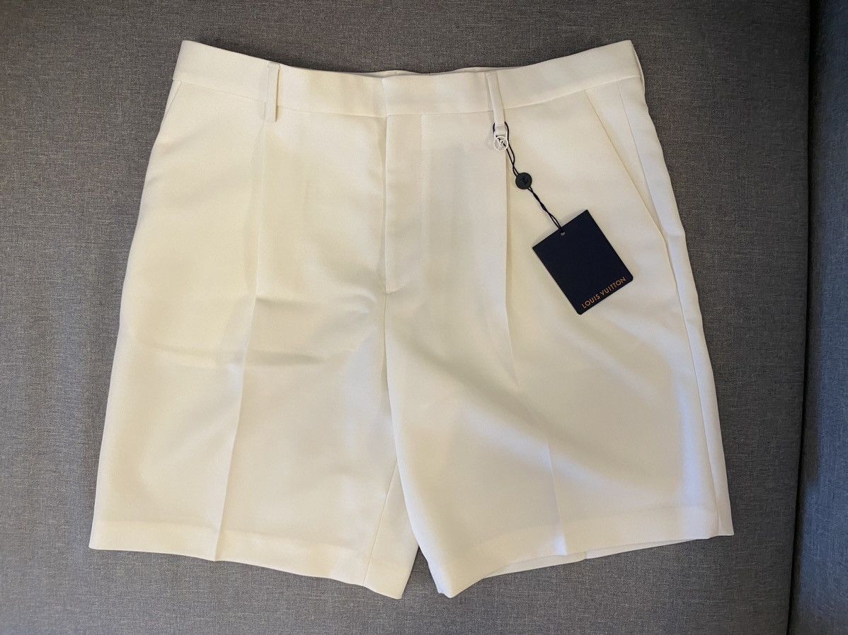 Louis Vuitton Louis Vuitton white tailored shorts 38 Size US 32 / EU 48 - 3 Thumbnail