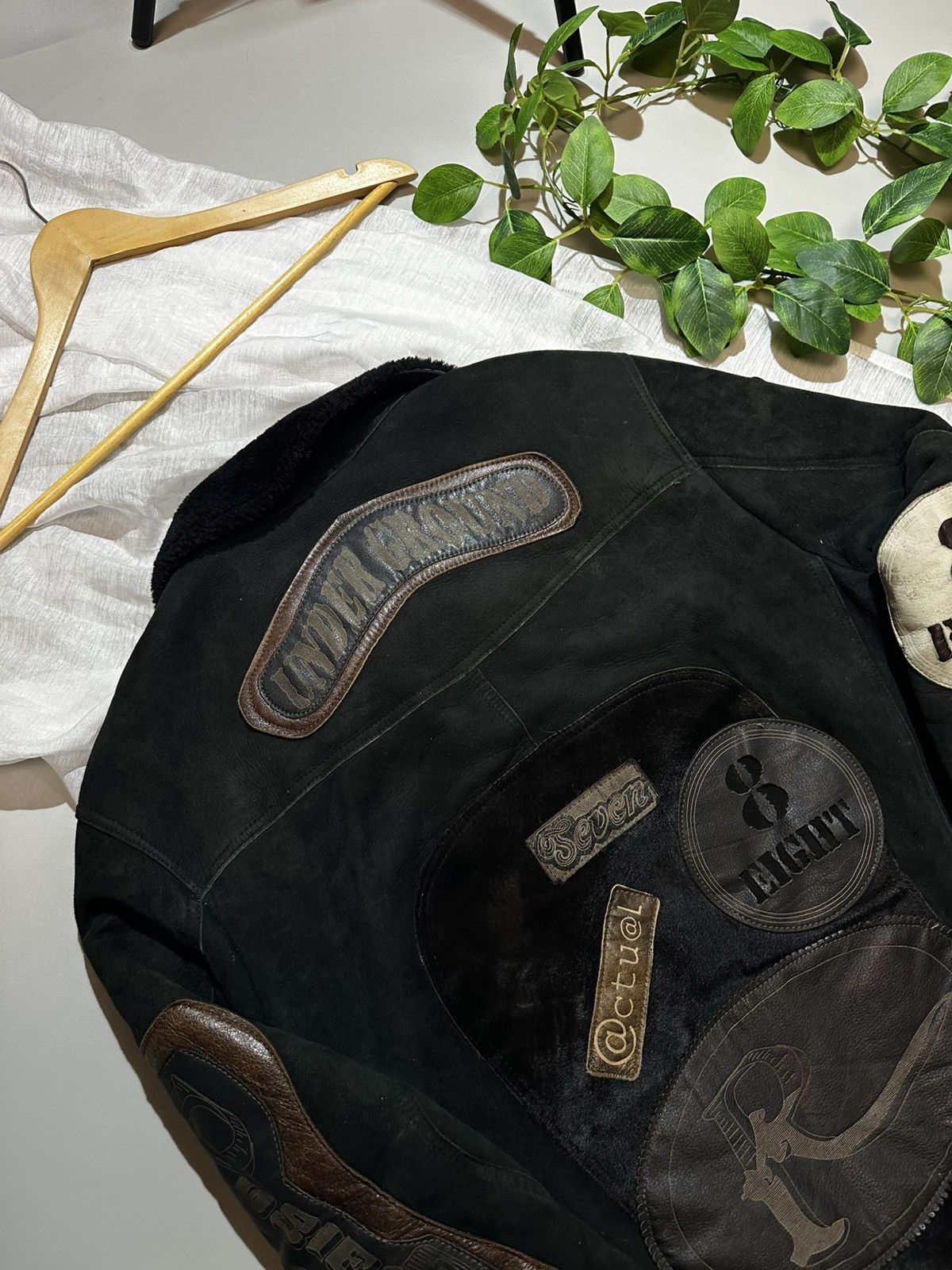 Other RARE 70s’ Archive Crea Keren france aviator jacket sheepskin Size US S / EU 44-46 / 1 - 23 Thumbnail