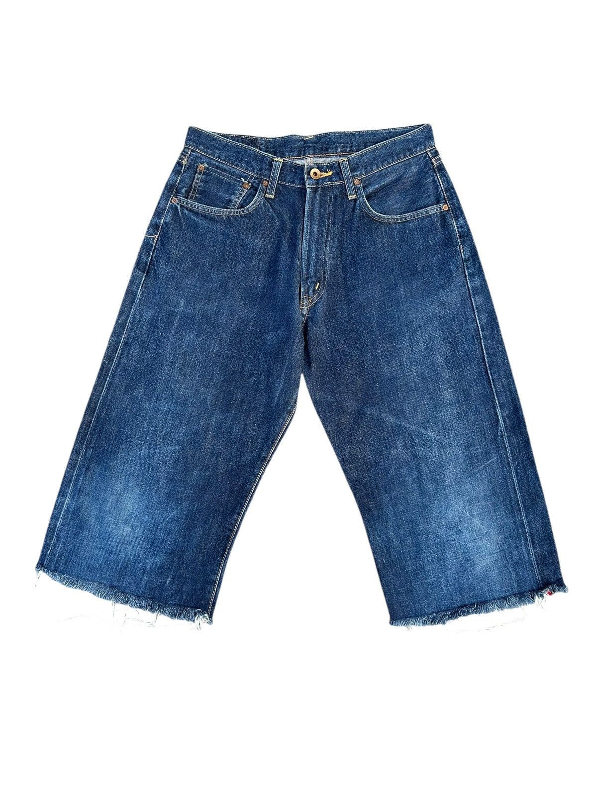 Kapital Vintage Edwin 505 Selvedge Short Denim Jeans baggy Size US 30 / EU 46 - 3 Thumbnail