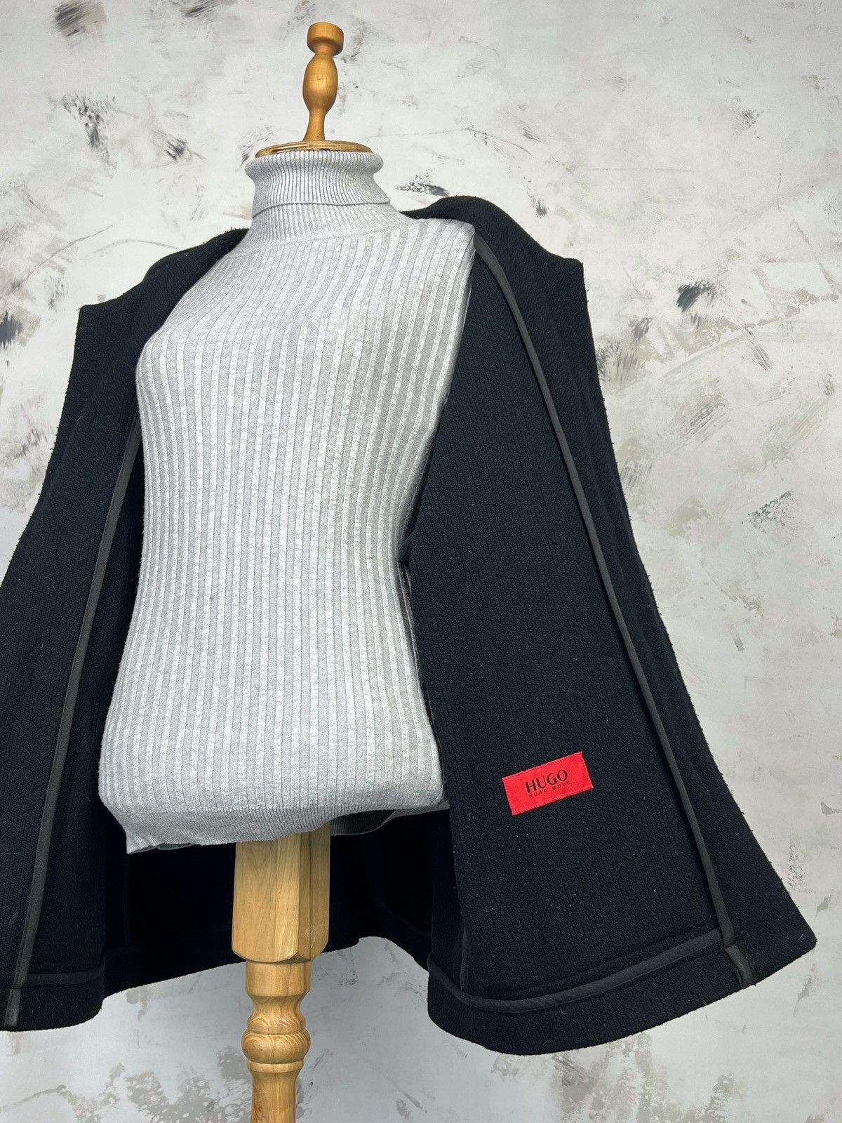 Hugo Boss Vintage Hugo Boss Toggle Wool Jacket Size M - L Size L / US 10 / IT 46 - 6 Thumbnail