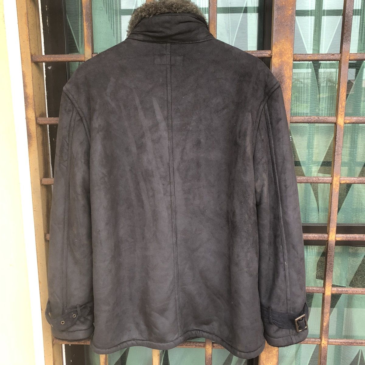 Kansai Yamamoto Suade Leather Fur Inside Parka Zipper Jacket Size US L / EU 52-54 / 3 - 5 Thumbnail