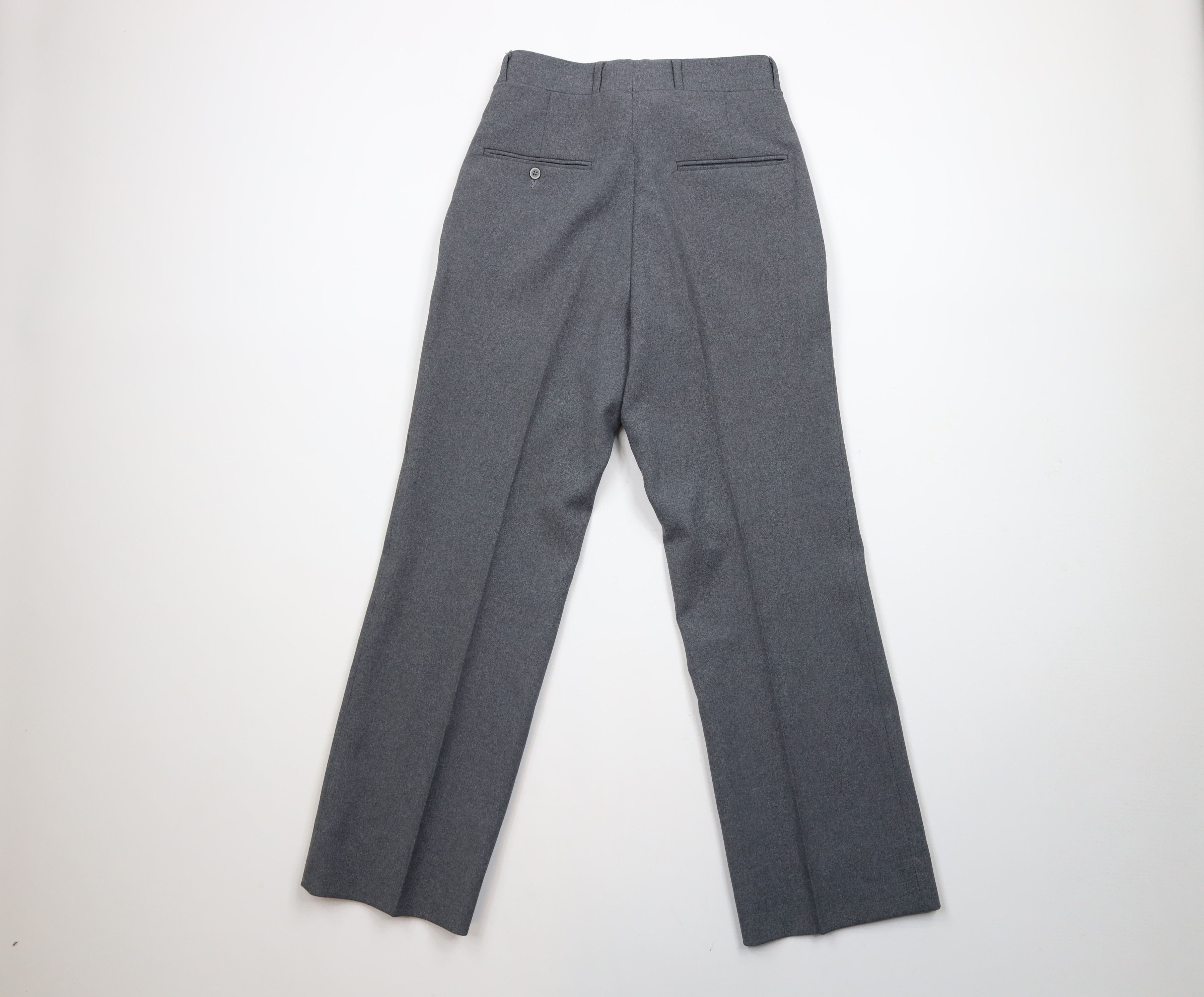 Vintage Vintage 70s Streetwear Wide Leg Chino Pants Heather Gray USA Size US 28 / EU 44 - 8 Thumbnail