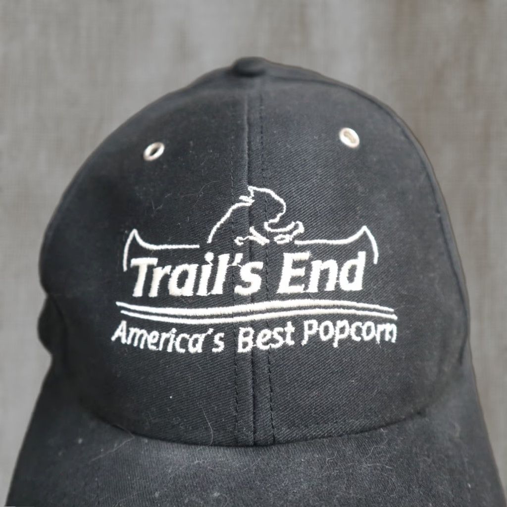 Vintage Hat Baseball Cap Adult Adjustable Black USA Trails End Boy Scouts Buckle Back Size ONE SIZE - 1 Thumbnail