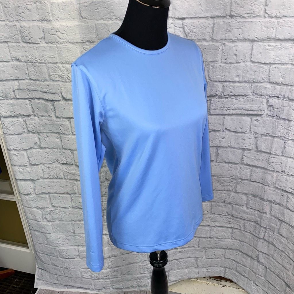 Spyder Spyder scoopneck dri fit activewear top blue sz XL women Size XL / US 12-14 / IT 48-50 - 4 Thumbnail