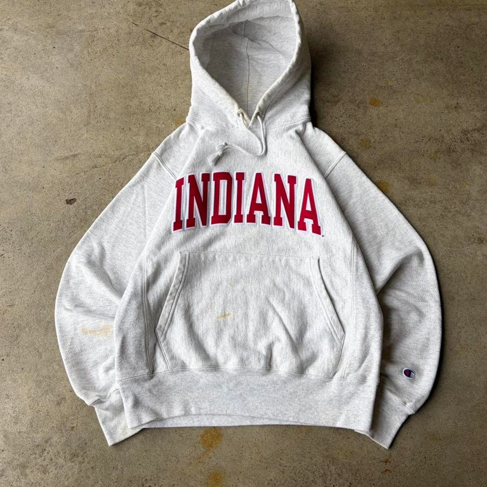 Champion 2000s indiana reverse weave hoodie Size US S / EU 44-46 / 1 - 1 Thumbnail