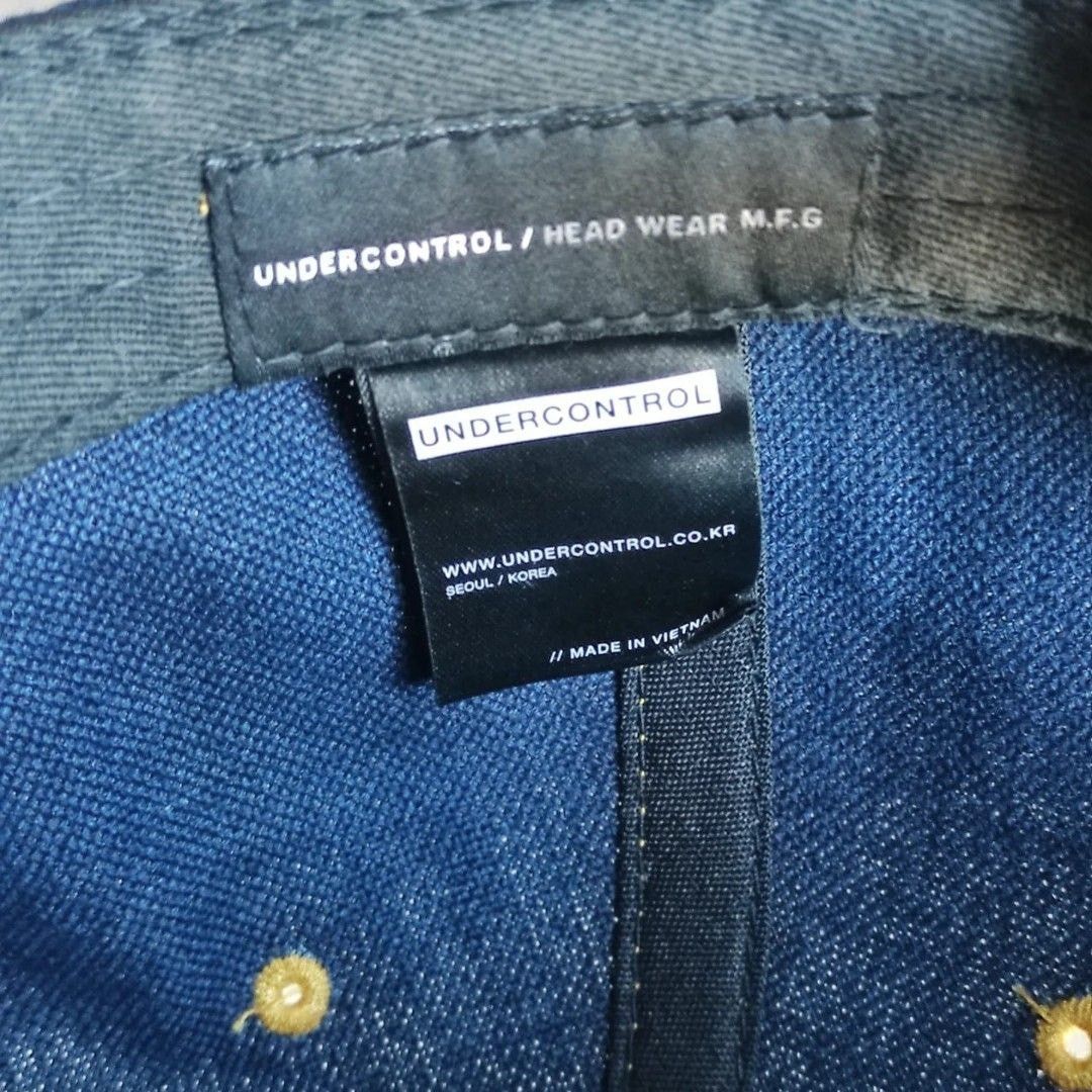 Undercover UDC Undercontrol Raw Denim Snapback Hat Size ONE SIZE - 6 Thumbnail