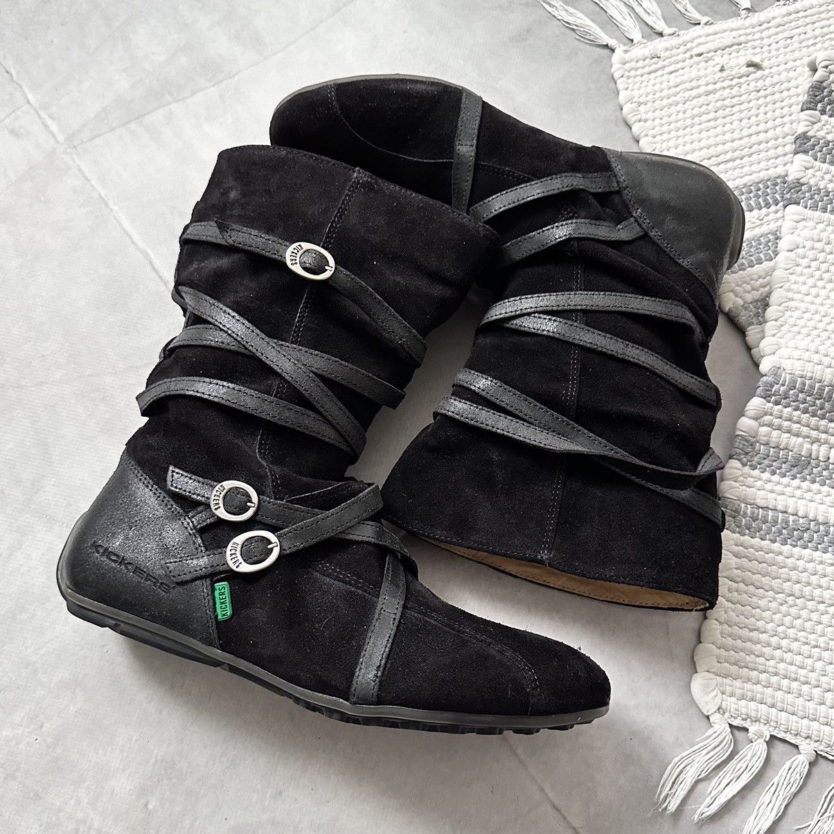 Jil Sander × Puma Punk Kickers Straps Boxing Biker Boots Bikkembergs Ash Vibe Size US 9 / IT 39 - 2 Thumbnail