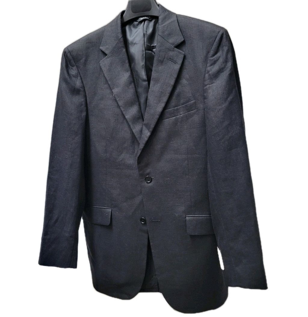 Jos. A. Bank JoS A Bank Men Black Spring Weight 2-Button Center-Vent Size 38R - 4 Thumbnail