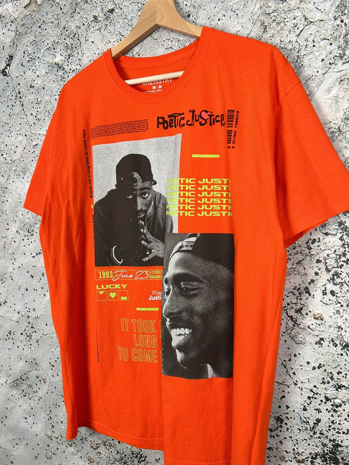 Rap Tees × Vintage Vintage 2Pac Poetic Justice Graphic Rap Tee Rare Hype Size US M / EU 48-50 / 2 - 2 Thumbnail