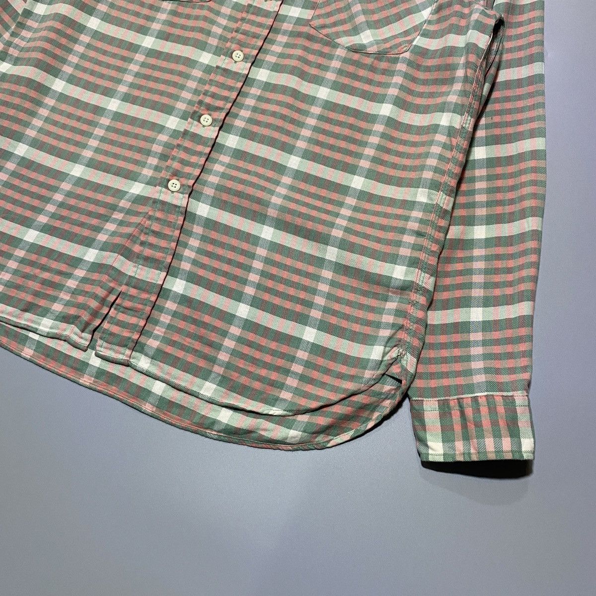 RRL Ralph Lauren Flannel Button Shirt Size US L / EU 52-54 / 3 - 4 Thumbnail