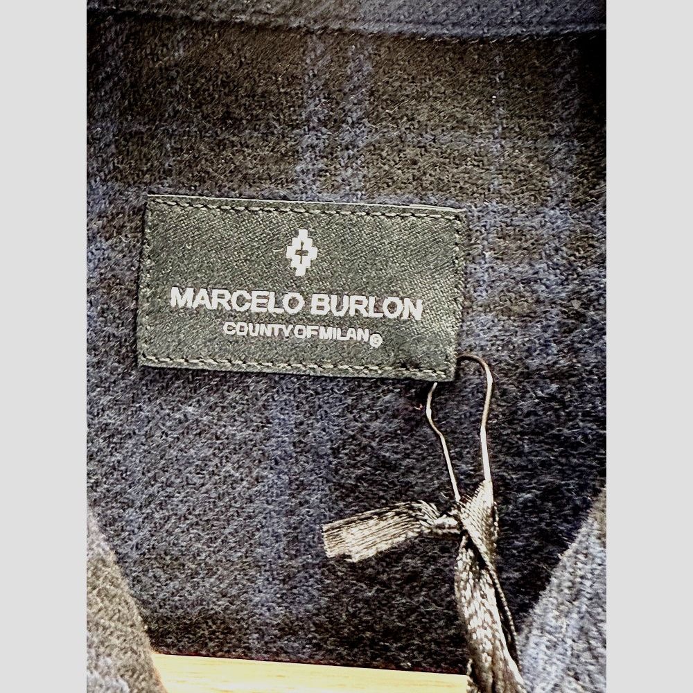 Marcelo Burlon Marcelo Burlon Milan Never Sleep Flannel Shirt M $455 Crop Size M / US 6-8 / IT 42-44 - 4 Thumbnail