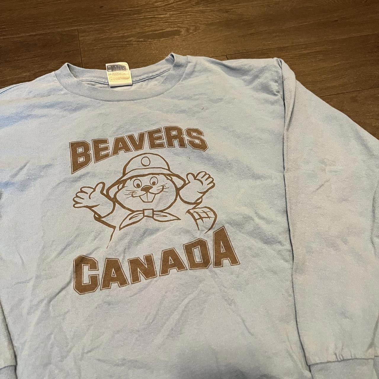 Designer Beavers Canada Long Sleeve T Shirt Size US S / EU 44-46 / 1 - 1 Thumbnail