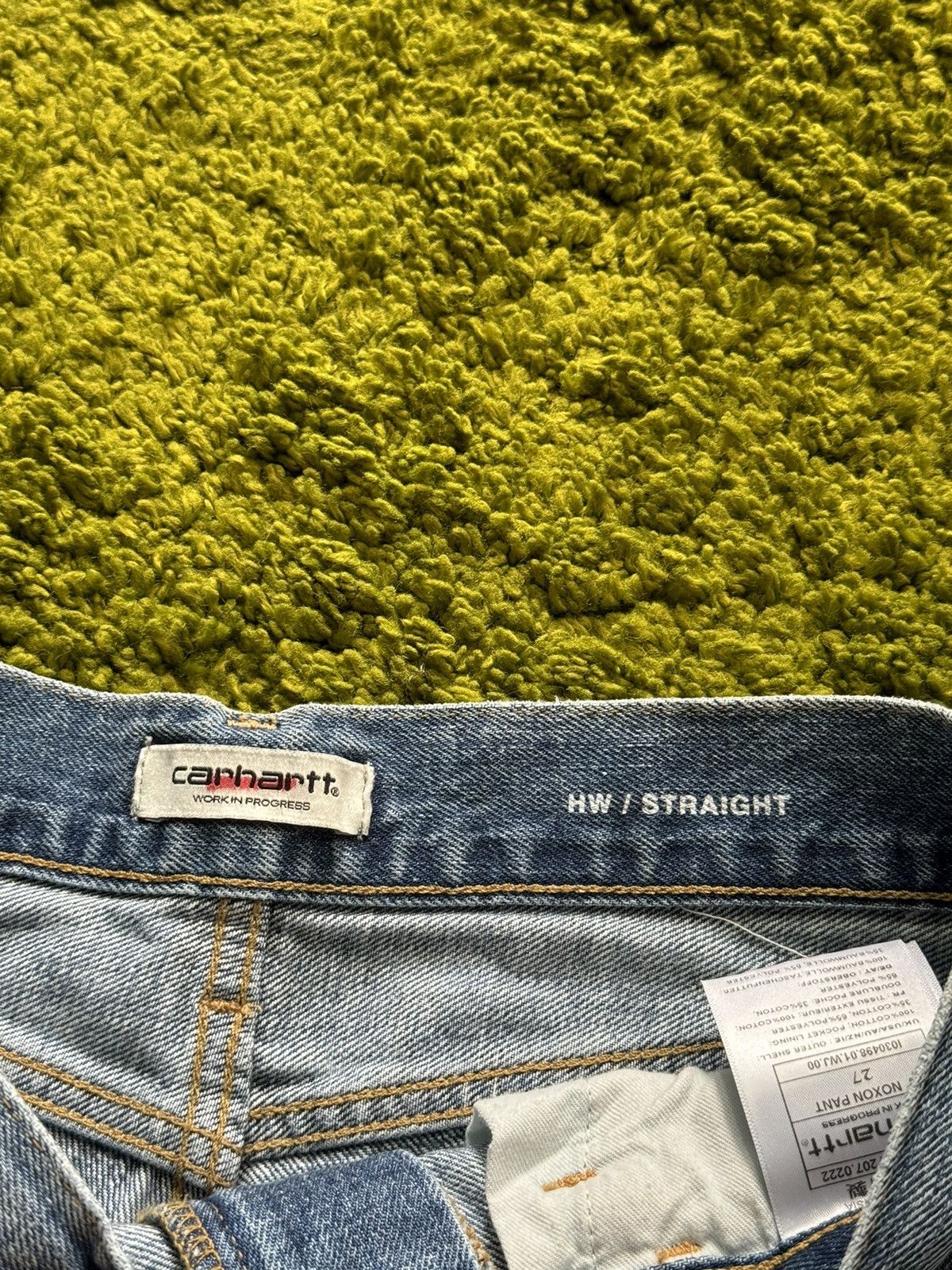 Carhartt × Carhartt Wip Carhartt WIP wide leg palazzo denim pants jeans Size 27" / US 4 / IT 40 - 5 Thumbnail